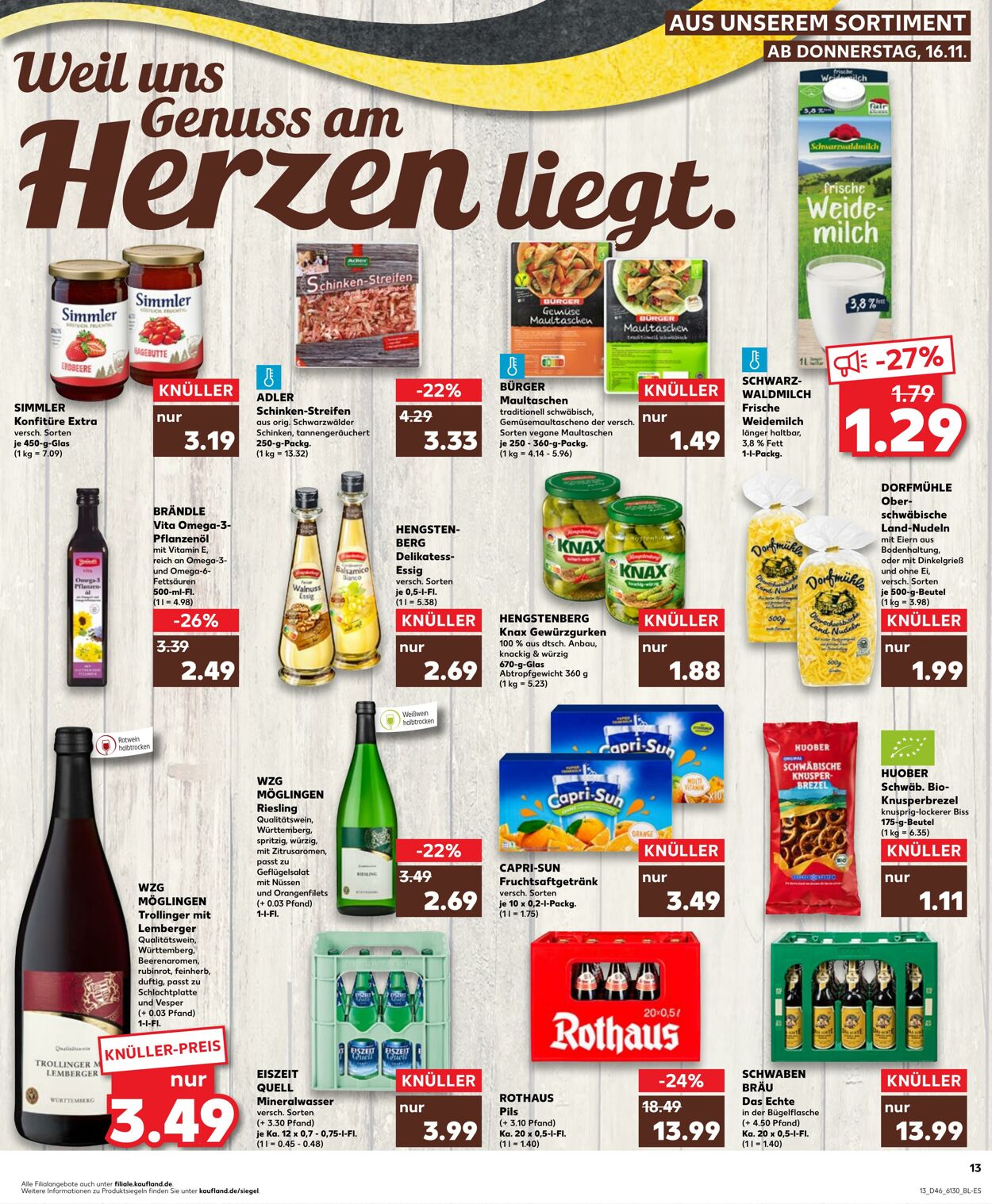 Prospekt Kaufland 16.11.2023 - 22.11.2023