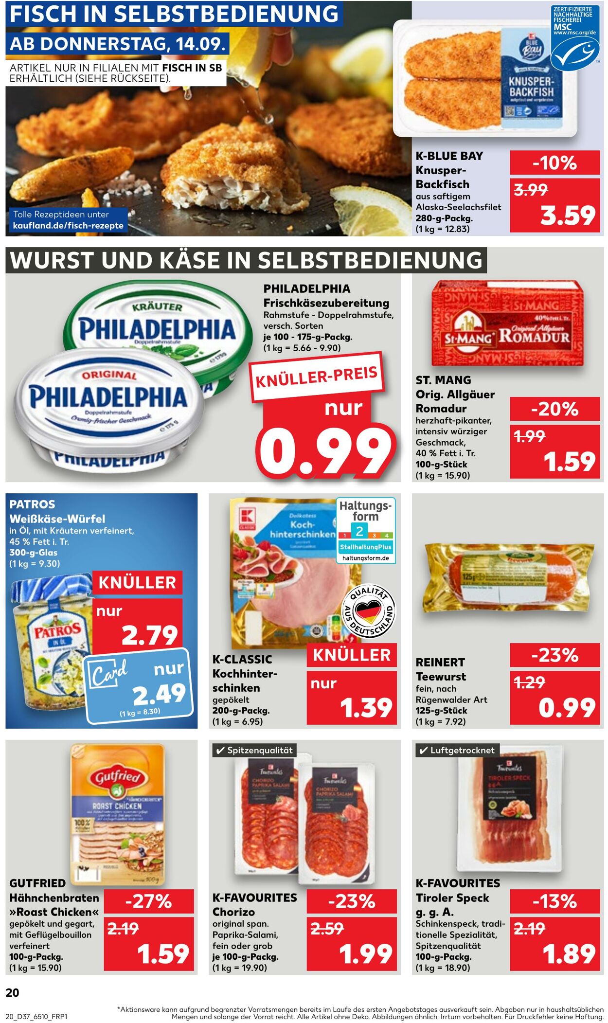 Prospekt Kaufland 14.09.2023 - 20.09.2023