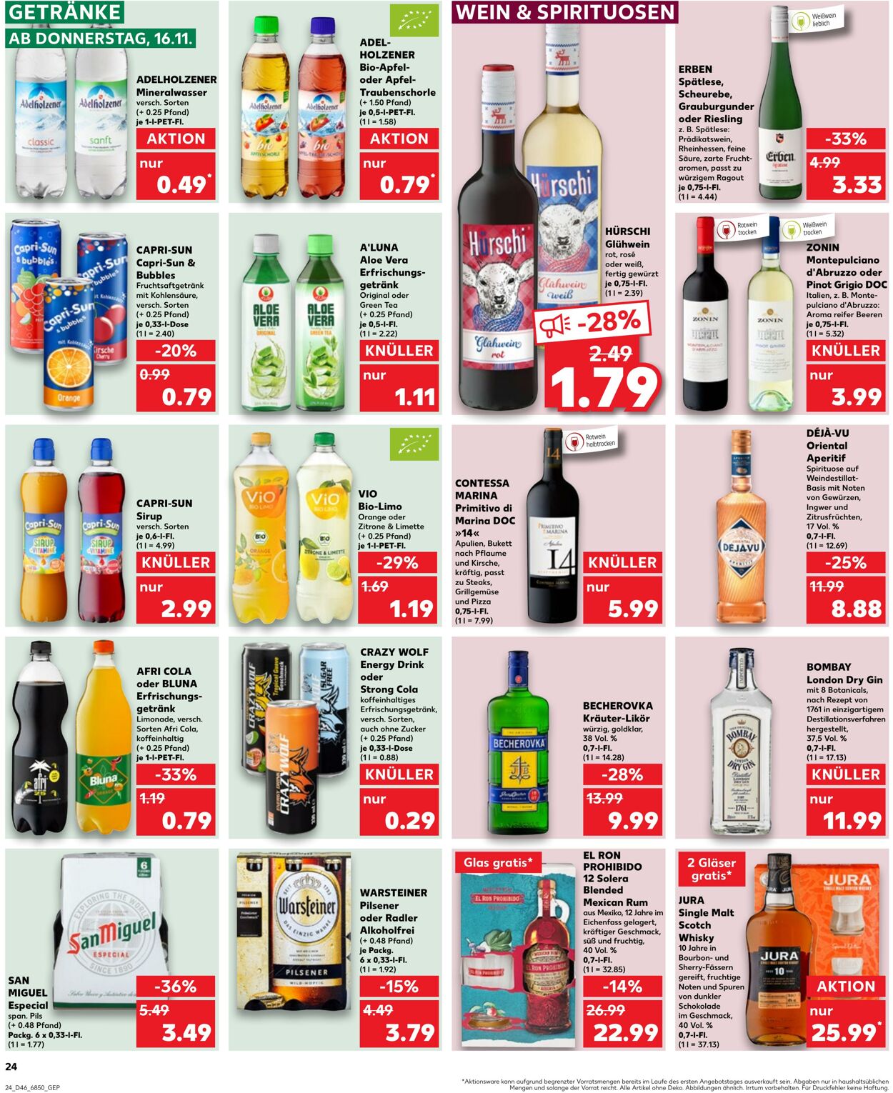 Prospekt Kaufland 16.11.2023 - 22.11.2023