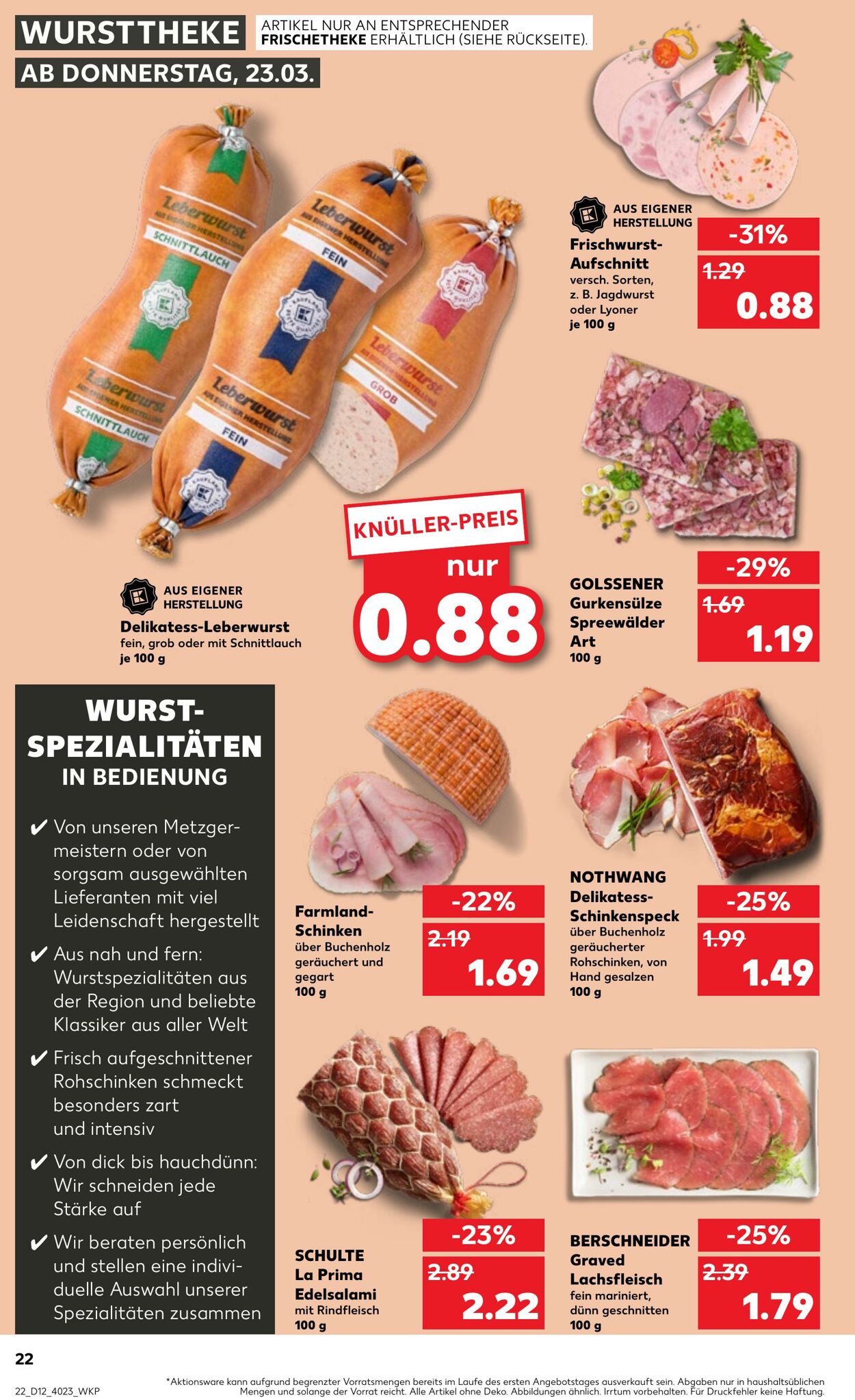 Prospekt Kaufland 23.03.2023 - 29.03.2023