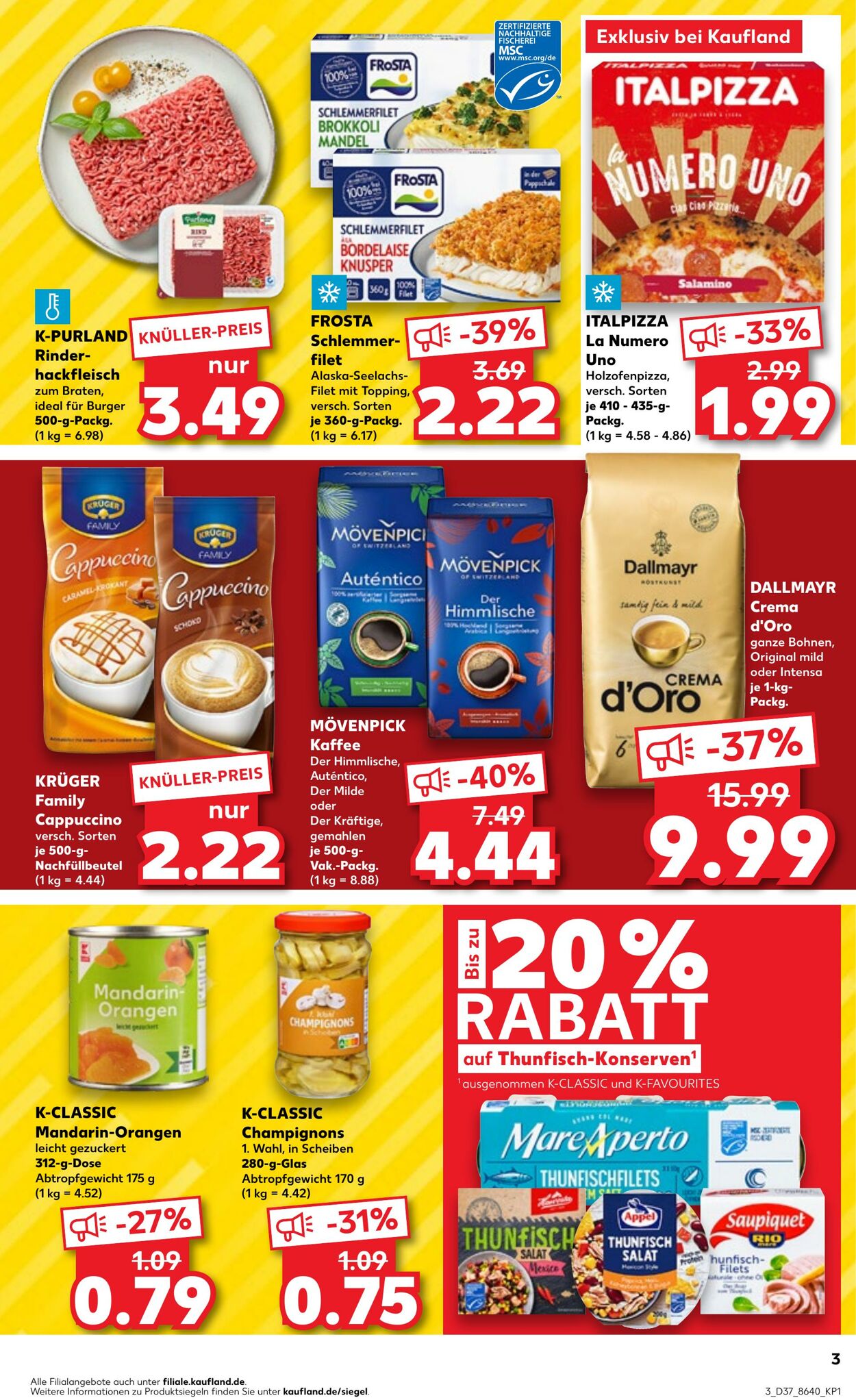 Prospekt Kaufland 14.09.2023 - 20.09.2023