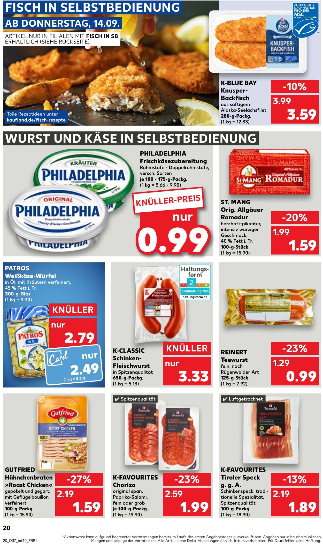 Prospekt Kaufland 14.09.2023 - 20.09.2023