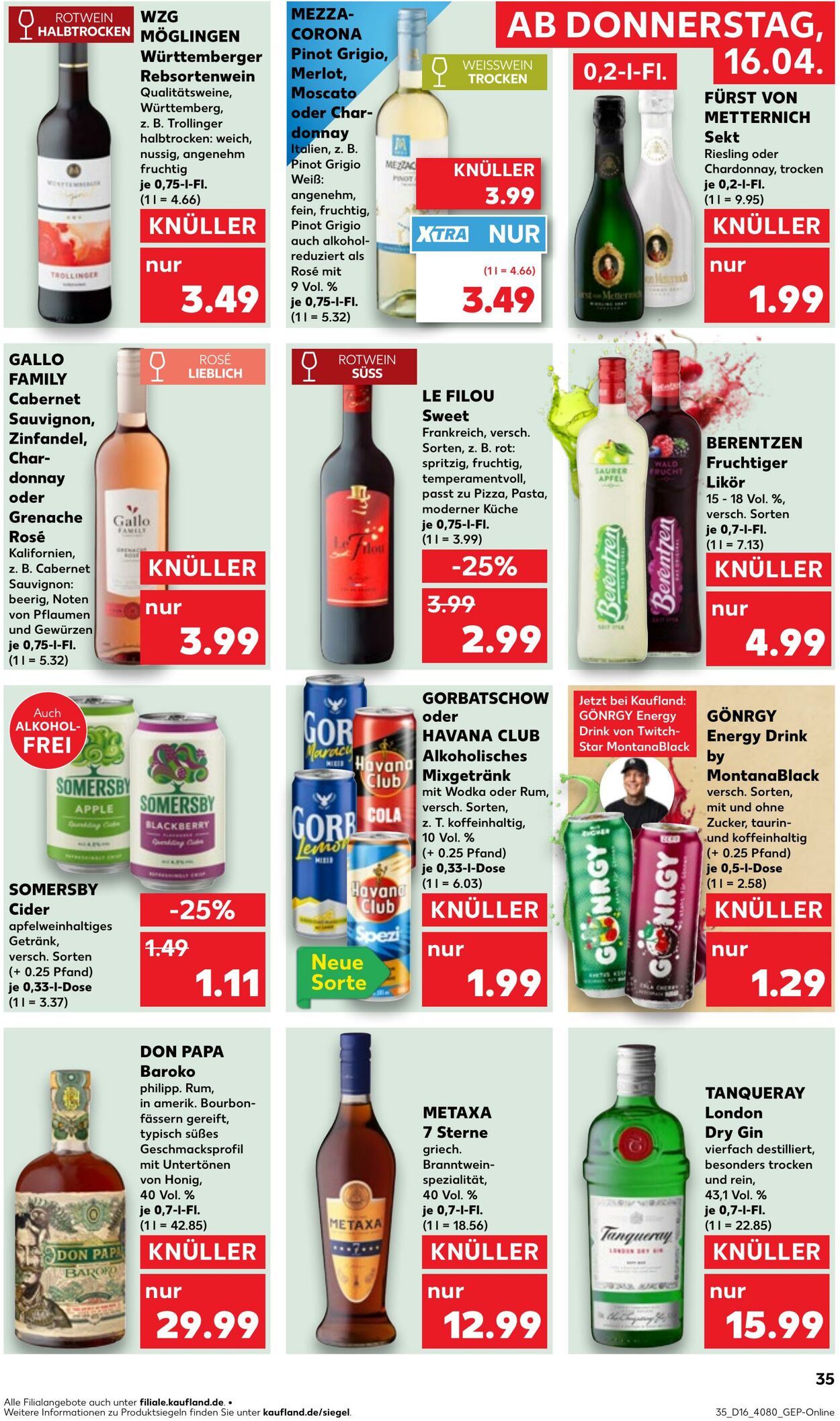 Prospekt Kaufland 16.04.2026 - 22.04.2026