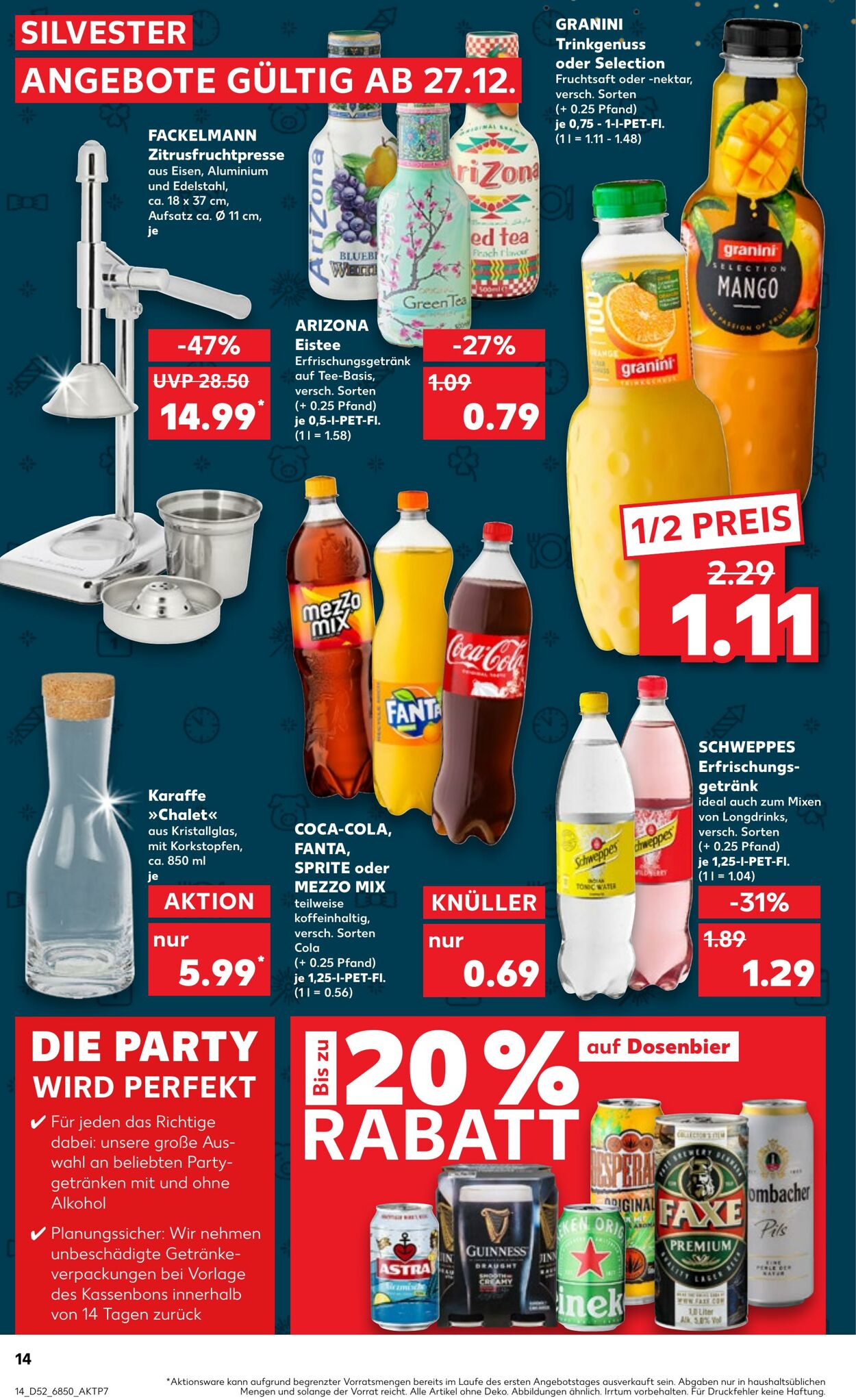 Prospekt Kaufland 27.12.2023 - 03.01.2024