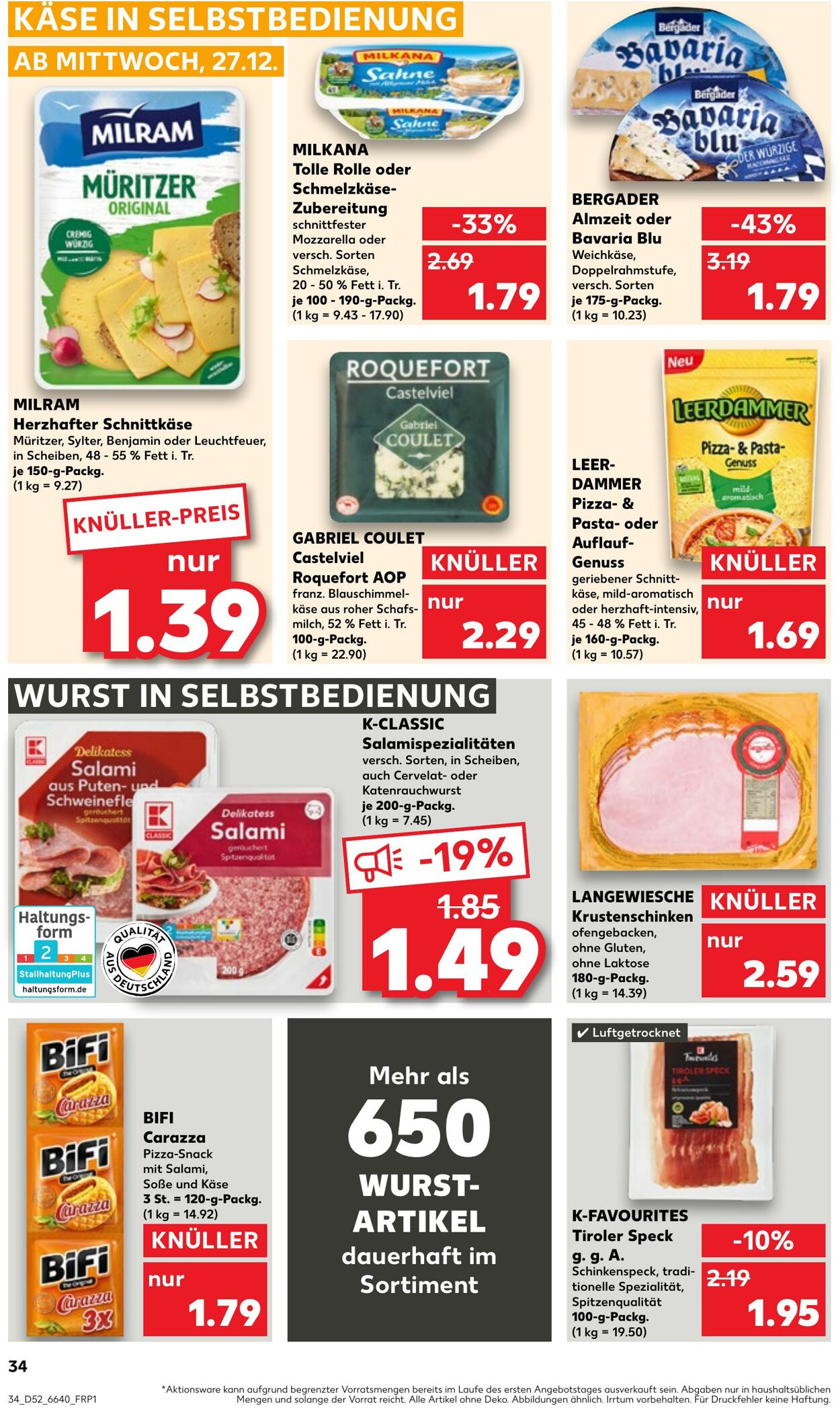 Prospekt Kaufland 27.12.2023 - 03.01.2024