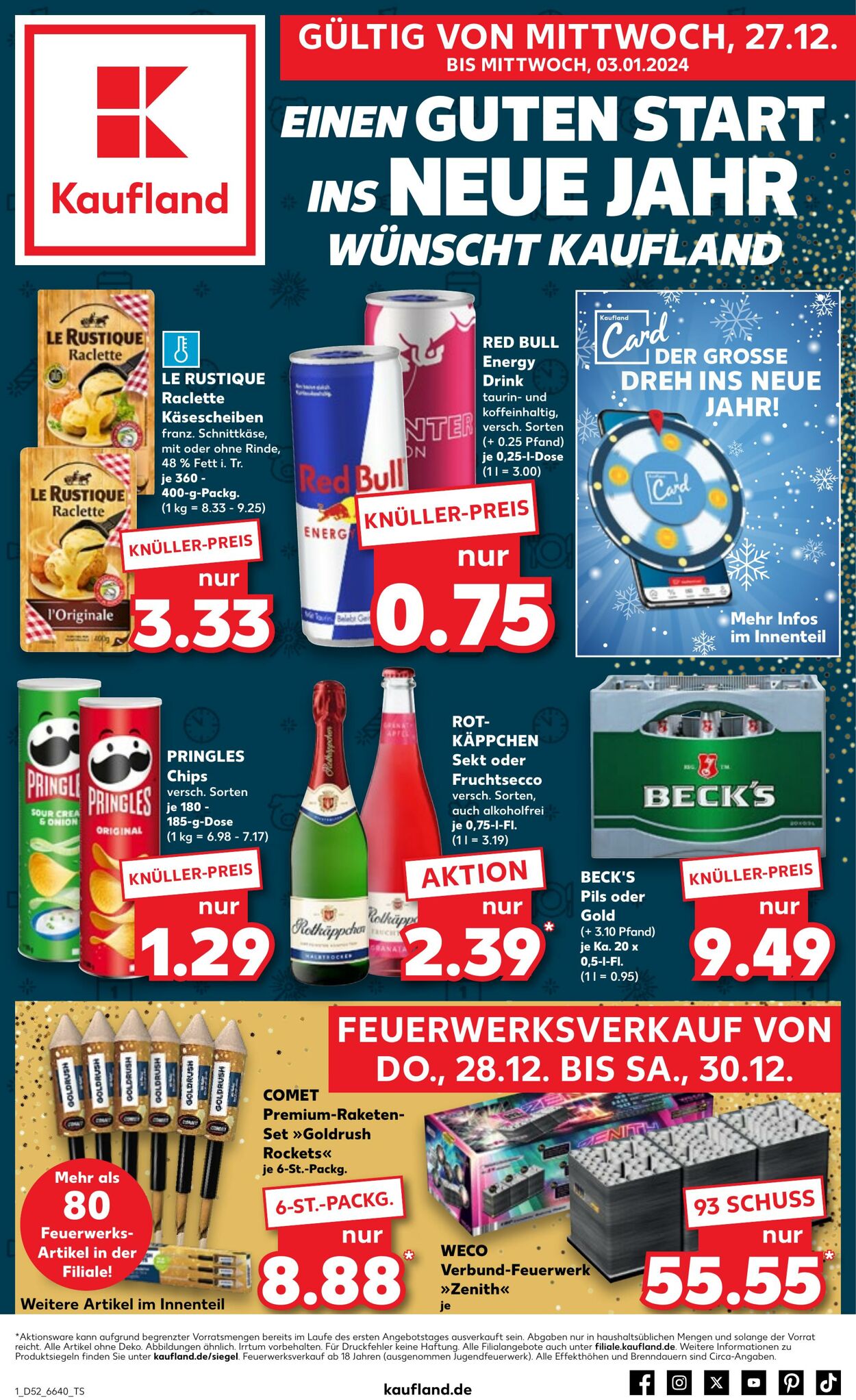 Prospekt Kaufland 27.12.2023 - 03.01.2024