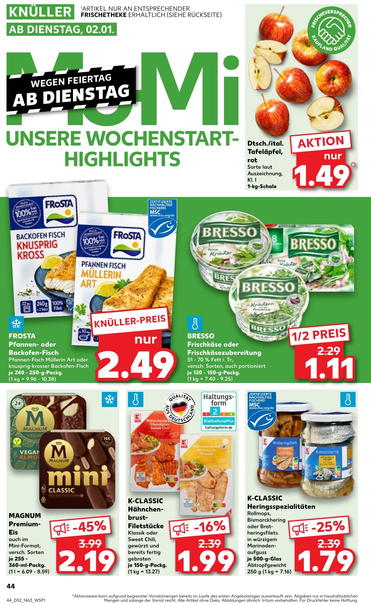 Prospekt Kaufland 27.12.2023 - 03.01.2024