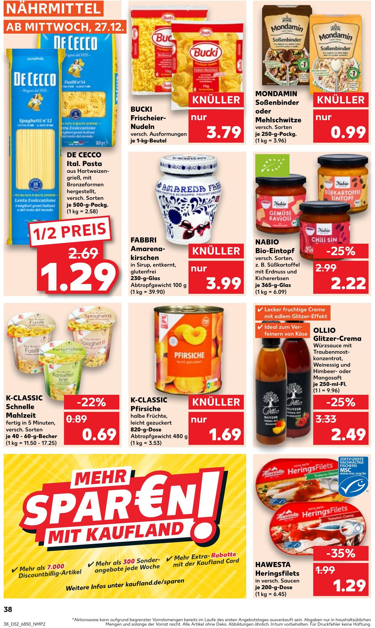 Prospekt Kaufland 27.12.2023 - 03.01.2024