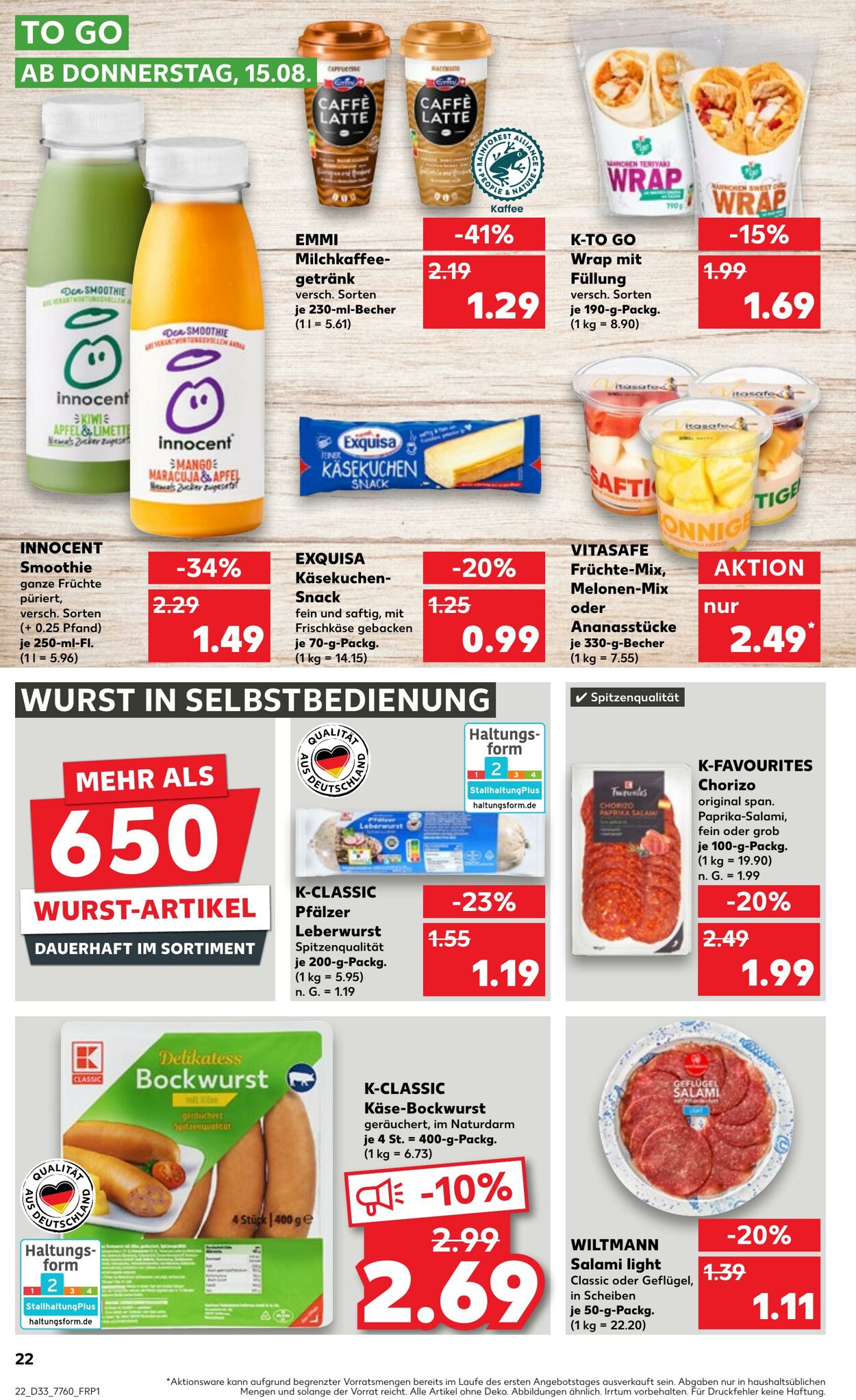 Prospekt Kaufland 15.08.2024 - 21.08.2024