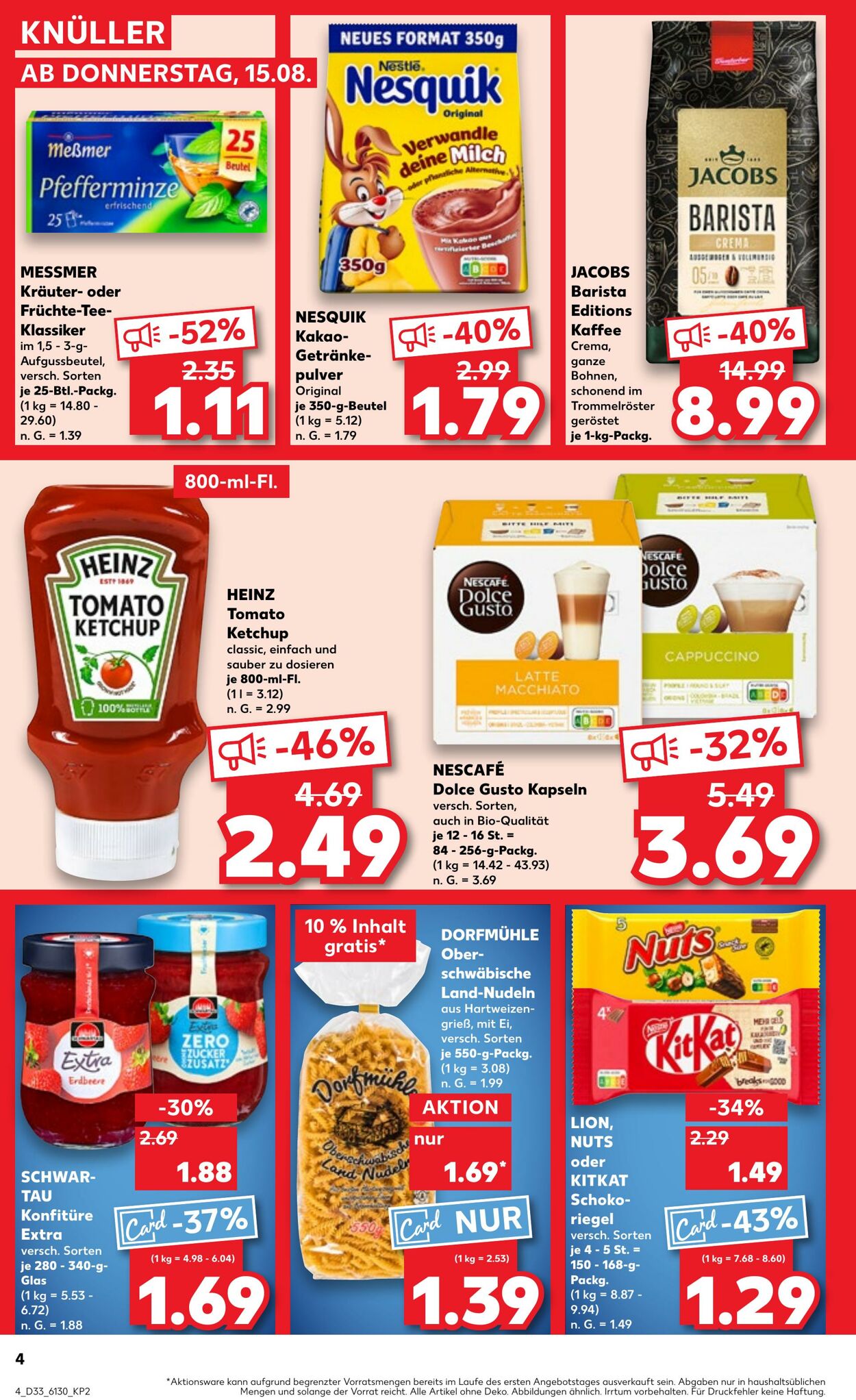 Prospekt Kaufland 15.08.2024 - 21.08.2024