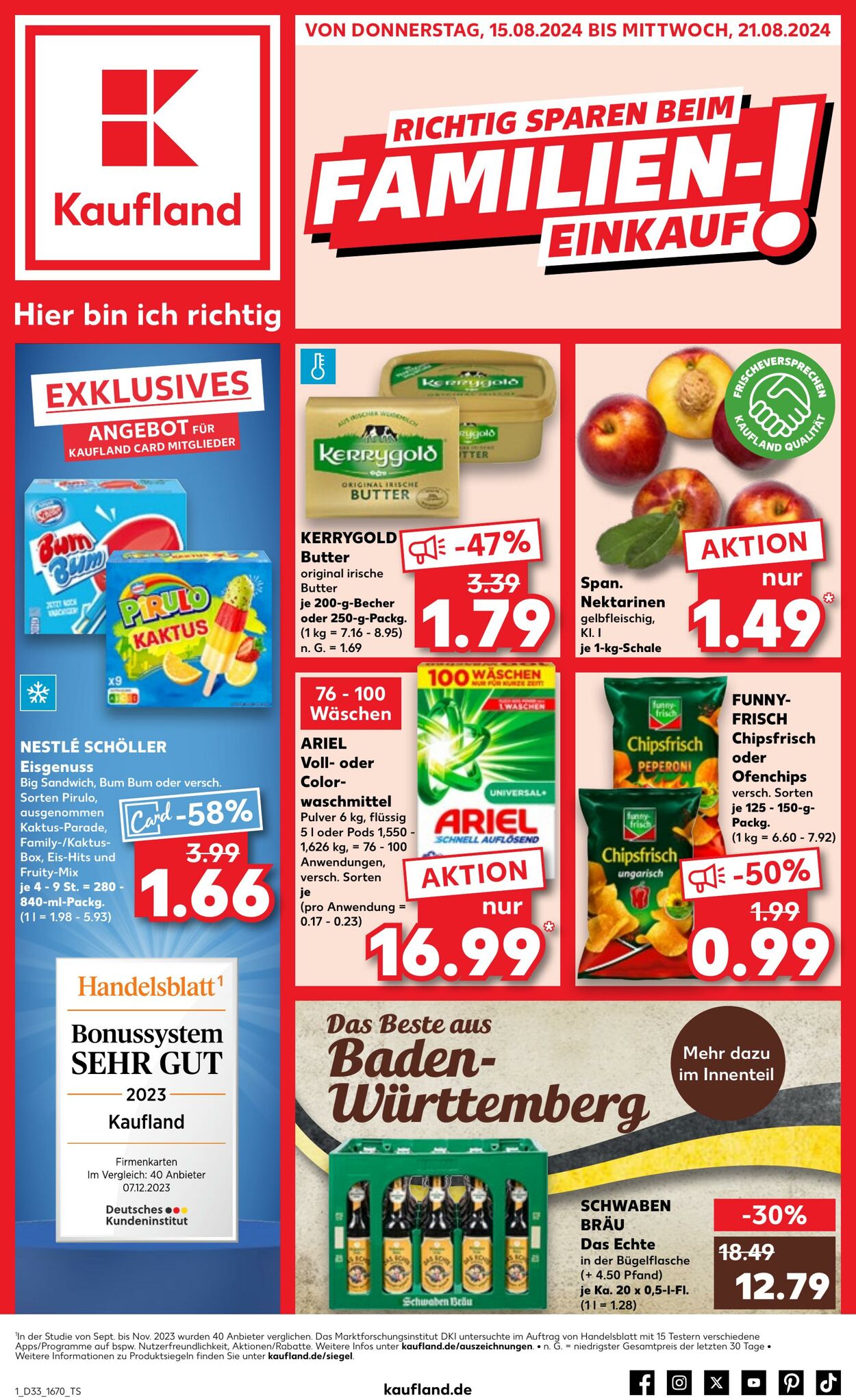 Prospekt Kaufland 15.08.2024 - 21.08.2024