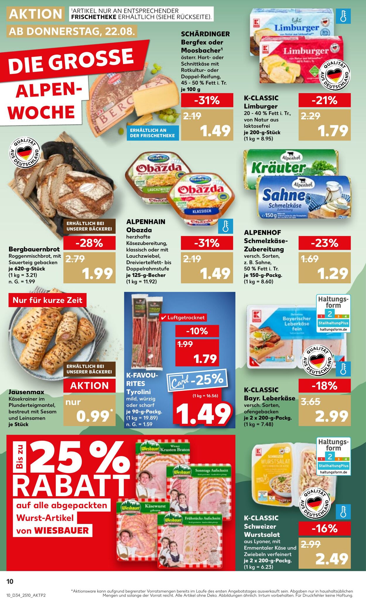 Prospekt Kaufland 22.08.2024 - 28.08.2024