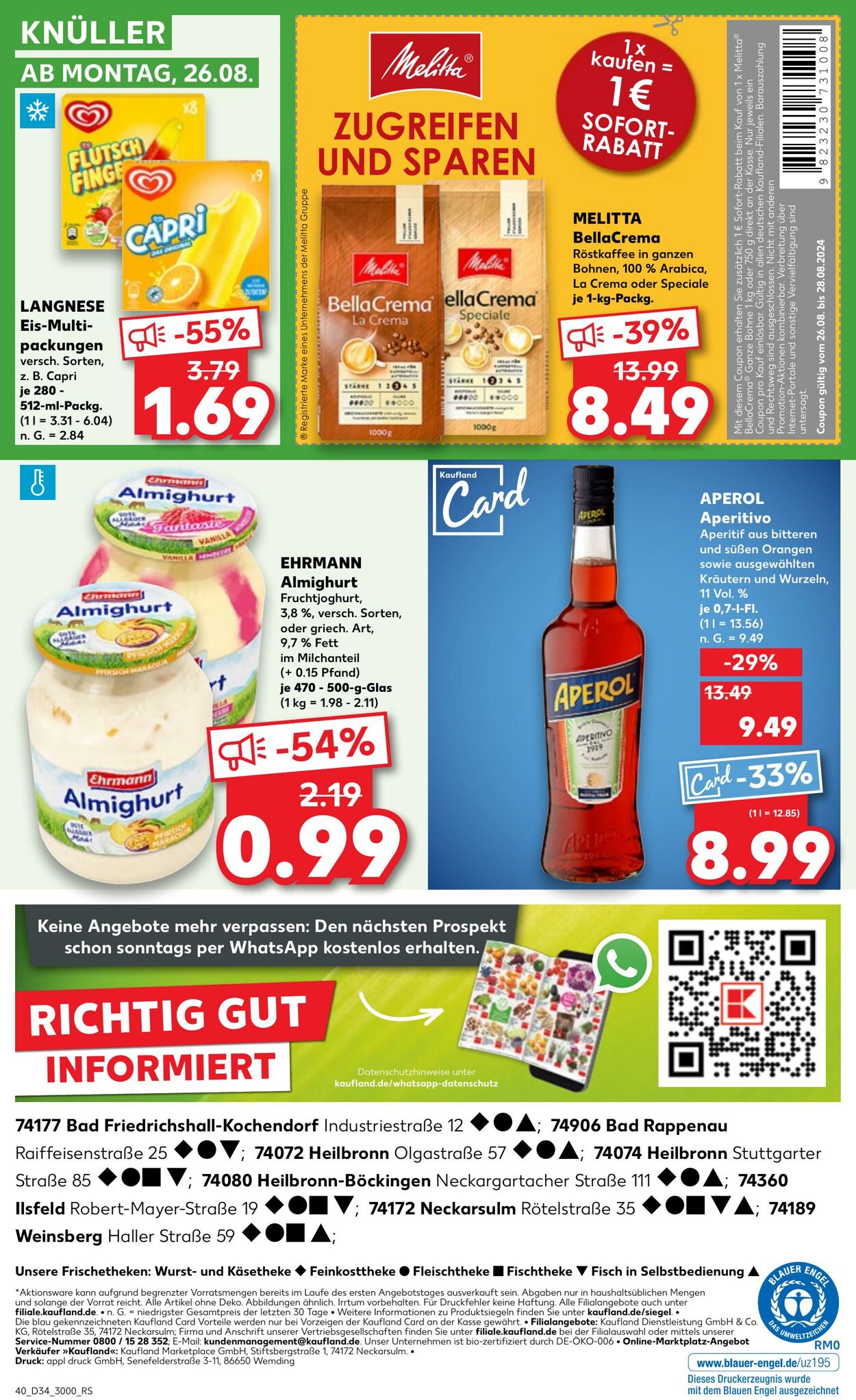 Prospekt Kaufland 22.08.2024 - 28.08.2024