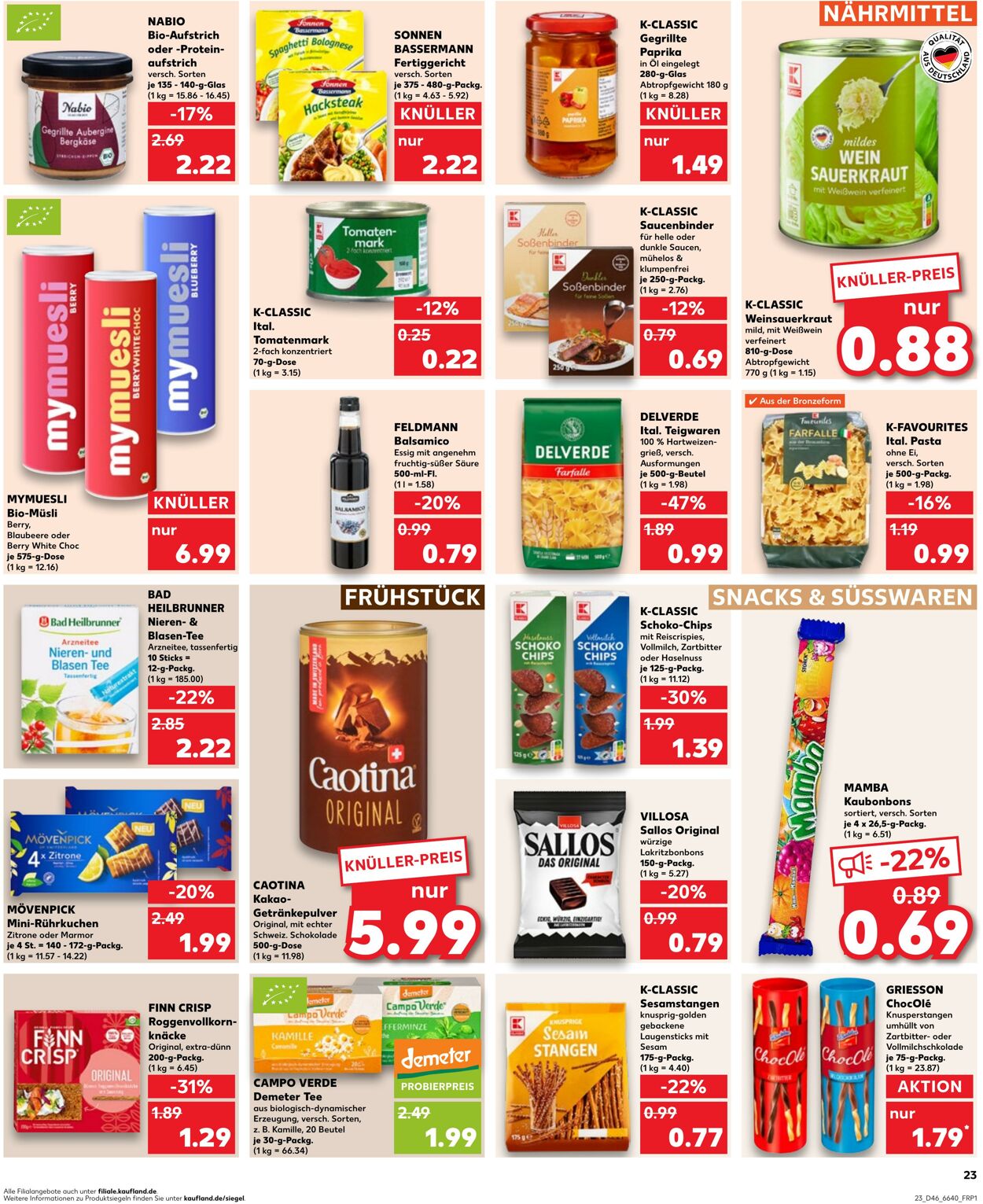 Prospekt Kaufland 16.11.2023 - 22.11.2023