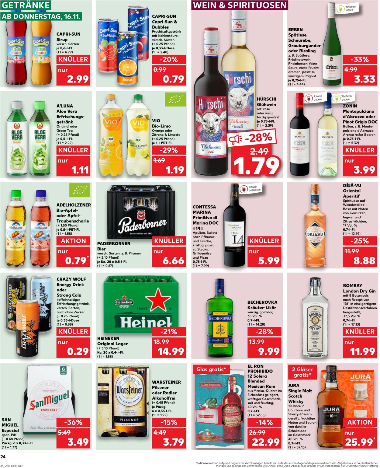 Prospekt Kaufland 16.11.2023 - 22.11.2023