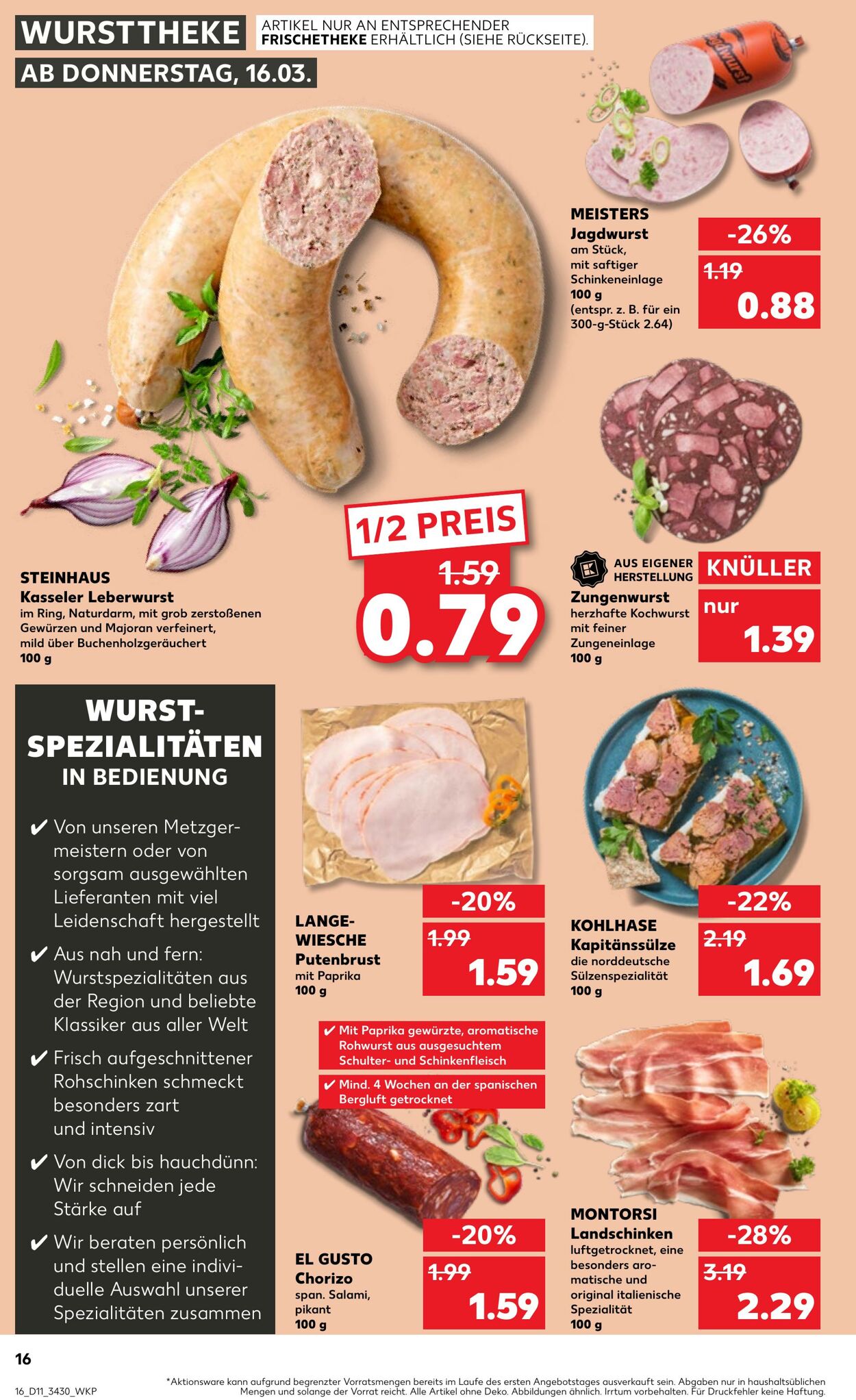 Prospekt Kaufland 16.03.2023 - 22.03.2023