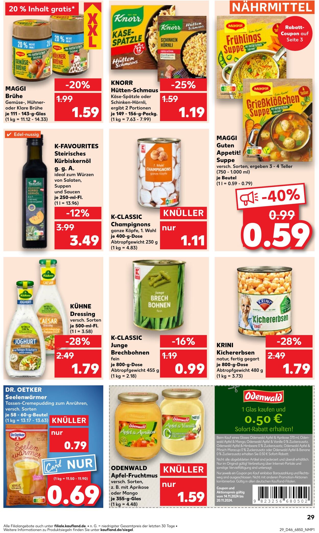 Prospekt Kaufland 14.11.2024 - 20.11.2024