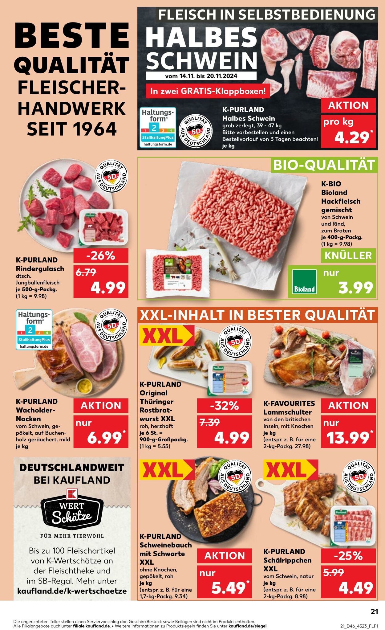 Prospekt Kaufland 14.11.2024 - 20.11.2024