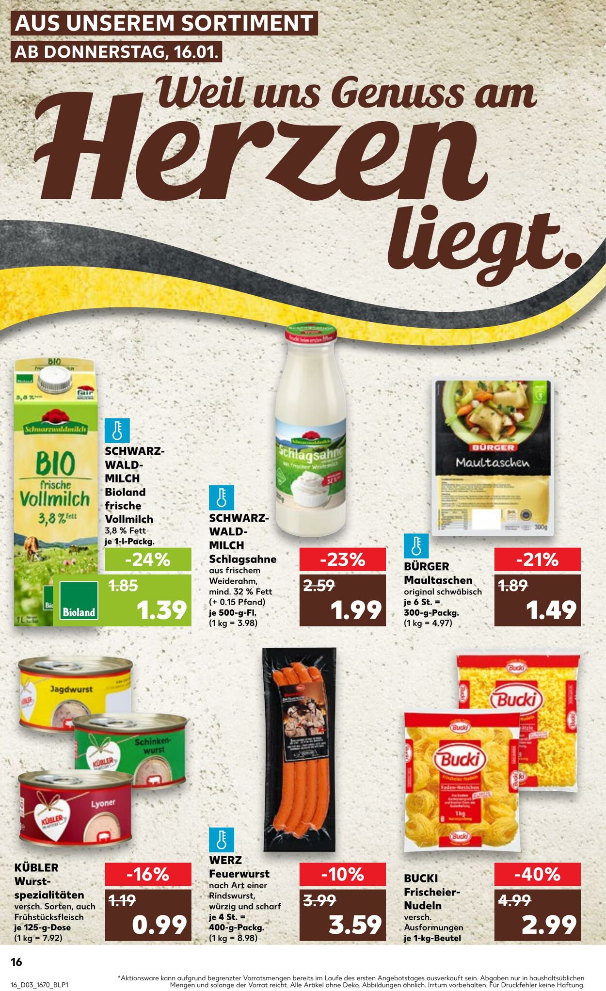 Prospekt Kaufland 16.01.2025 - 22.01.2025