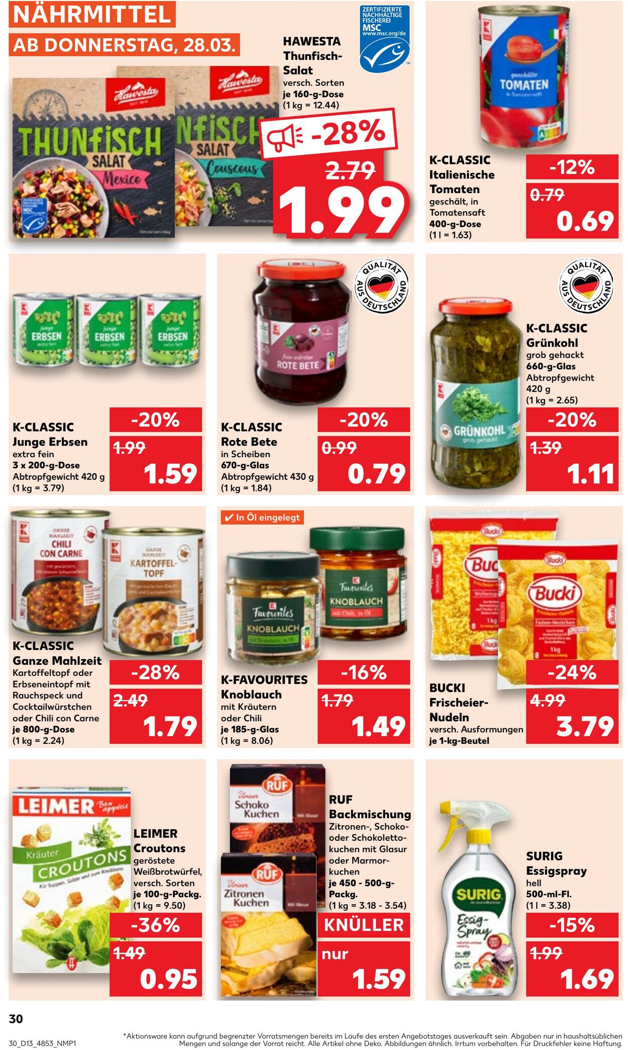 Prospekt Kaufland 28.03.2024 - 03.04.2024