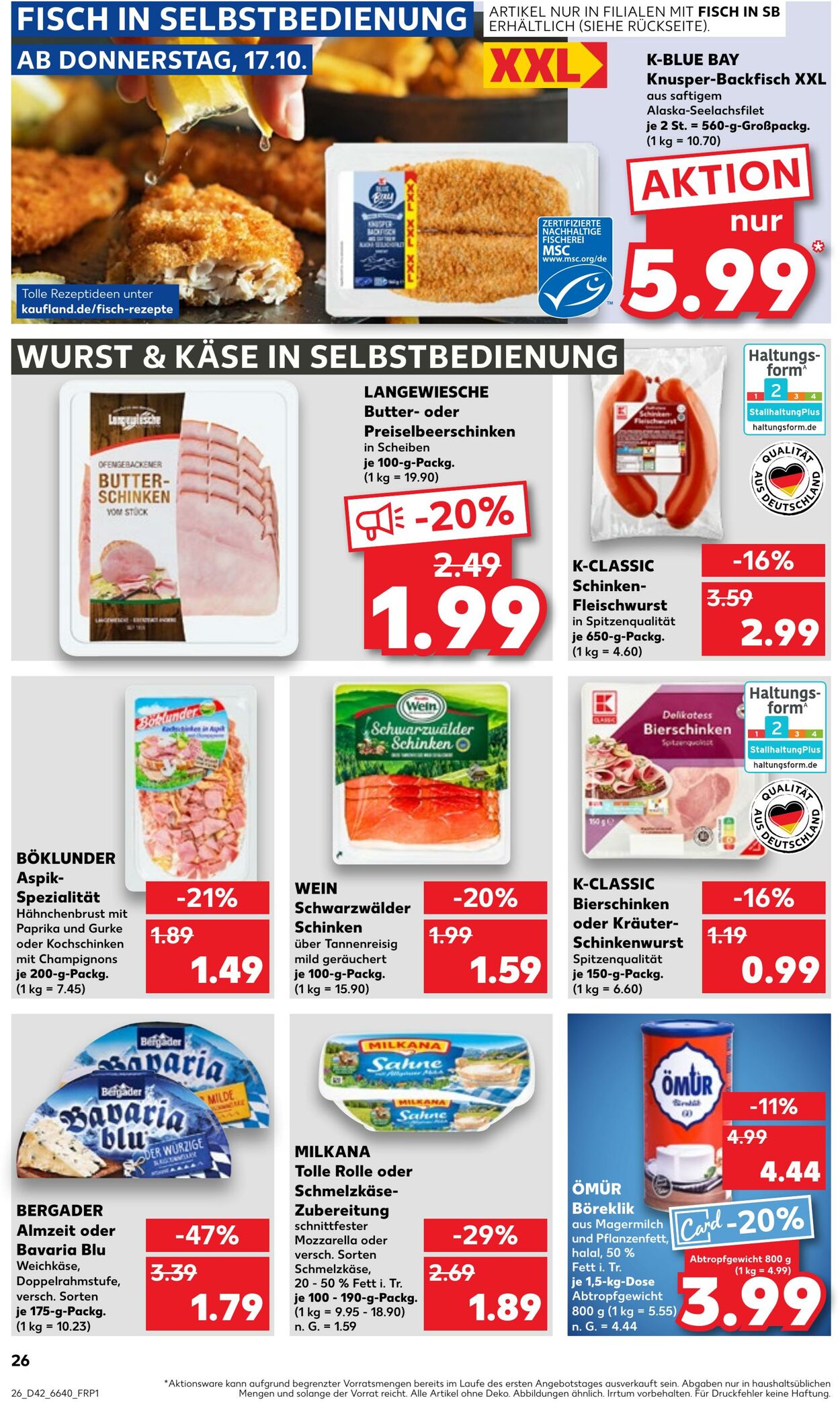 Prospekt Kaufland 17.10.2024 - 23.10.2024