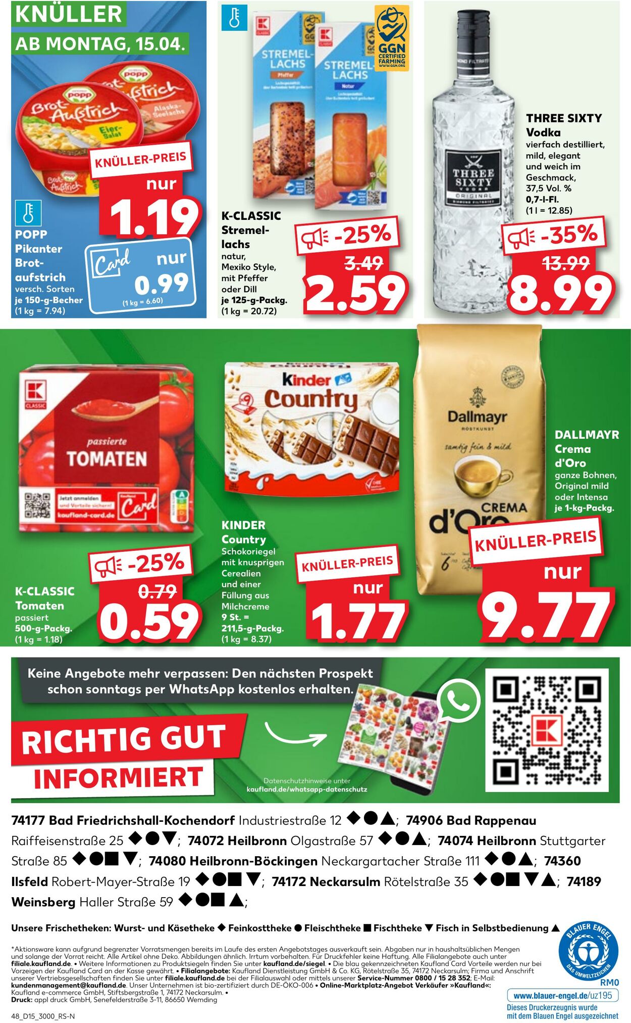 Prospekt Kaufland 11.04.2024 - 17.04.2024