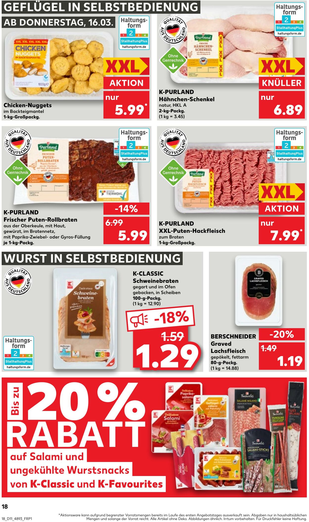 Prospekt Kaufland 16.03.2023 - 22.03.2023