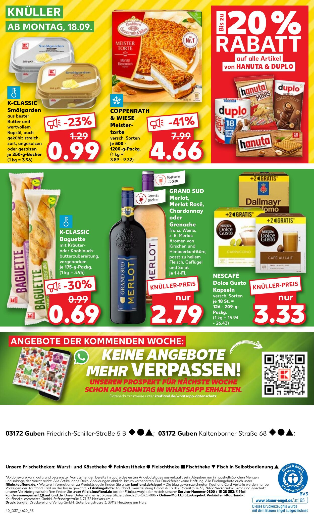 Prospekt Kaufland 14.09.2023 - 20.09.2023