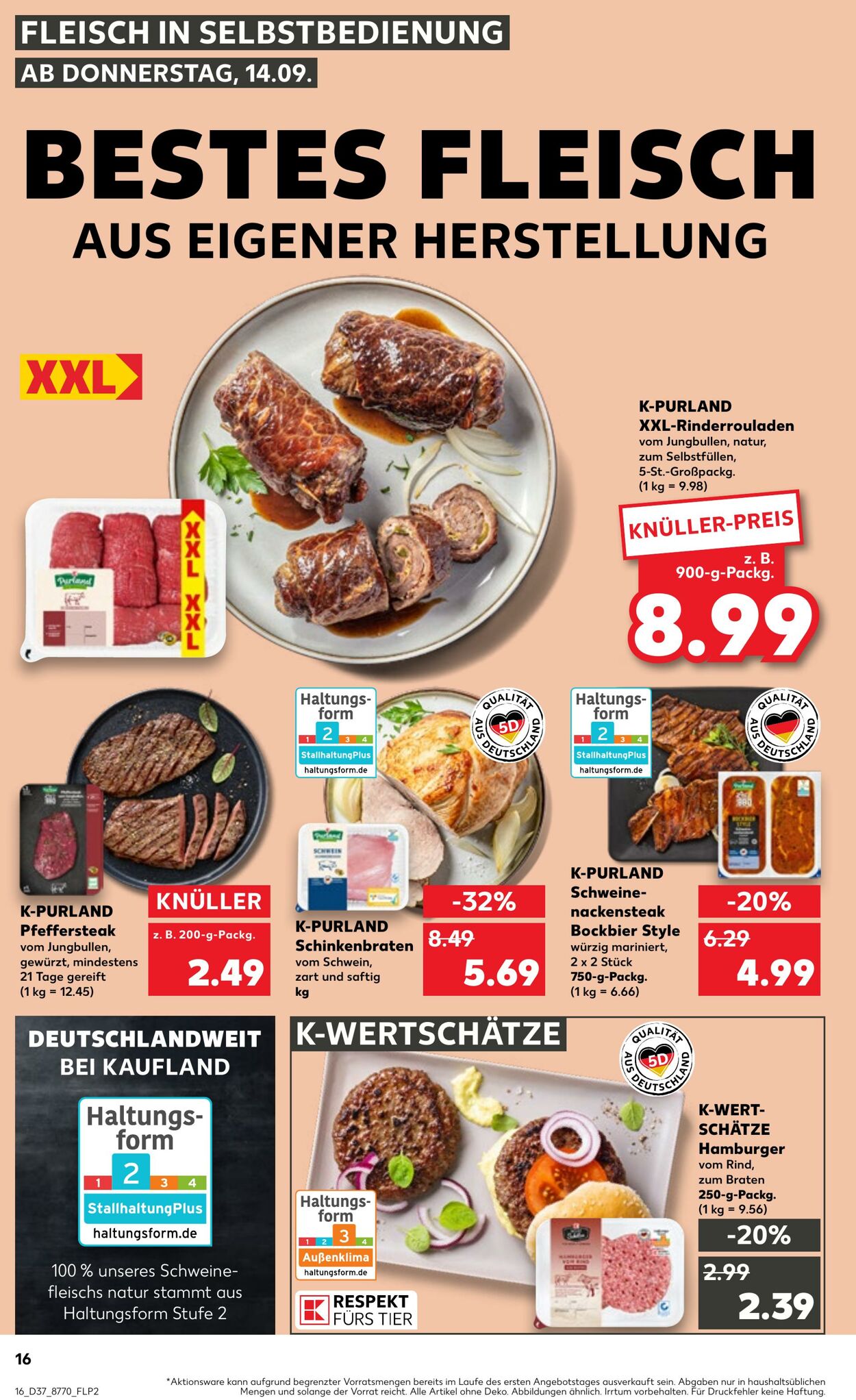 Prospekt Kaufland 14.09.2023 - 20.09.2023