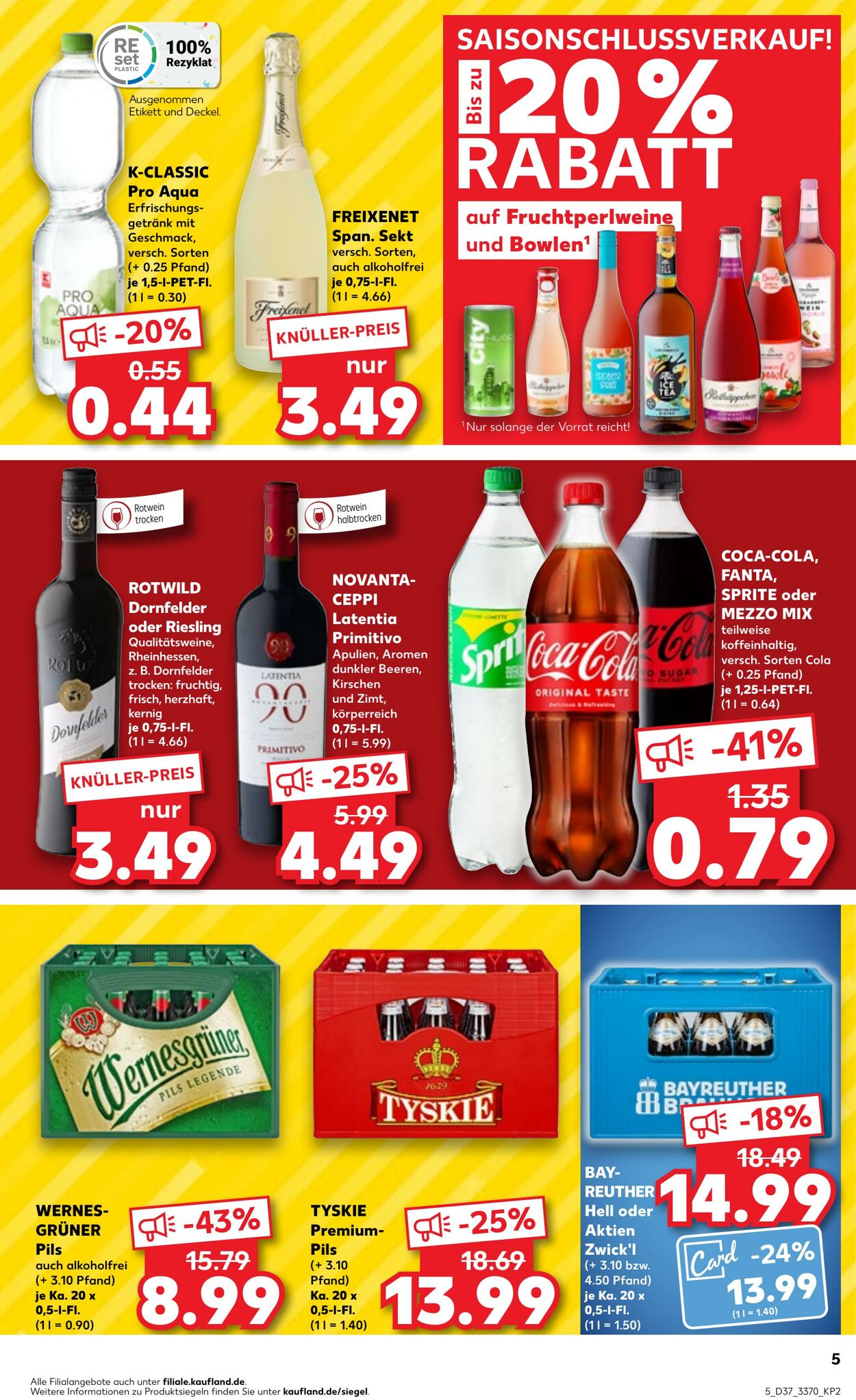 Prospekt Kaufland 14.09.2023 - 20.09.2023