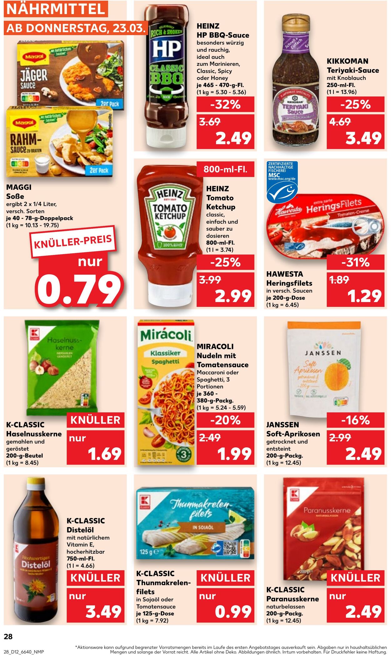 Prospekt Kaufland 23.03.2023 - 29.03.2023