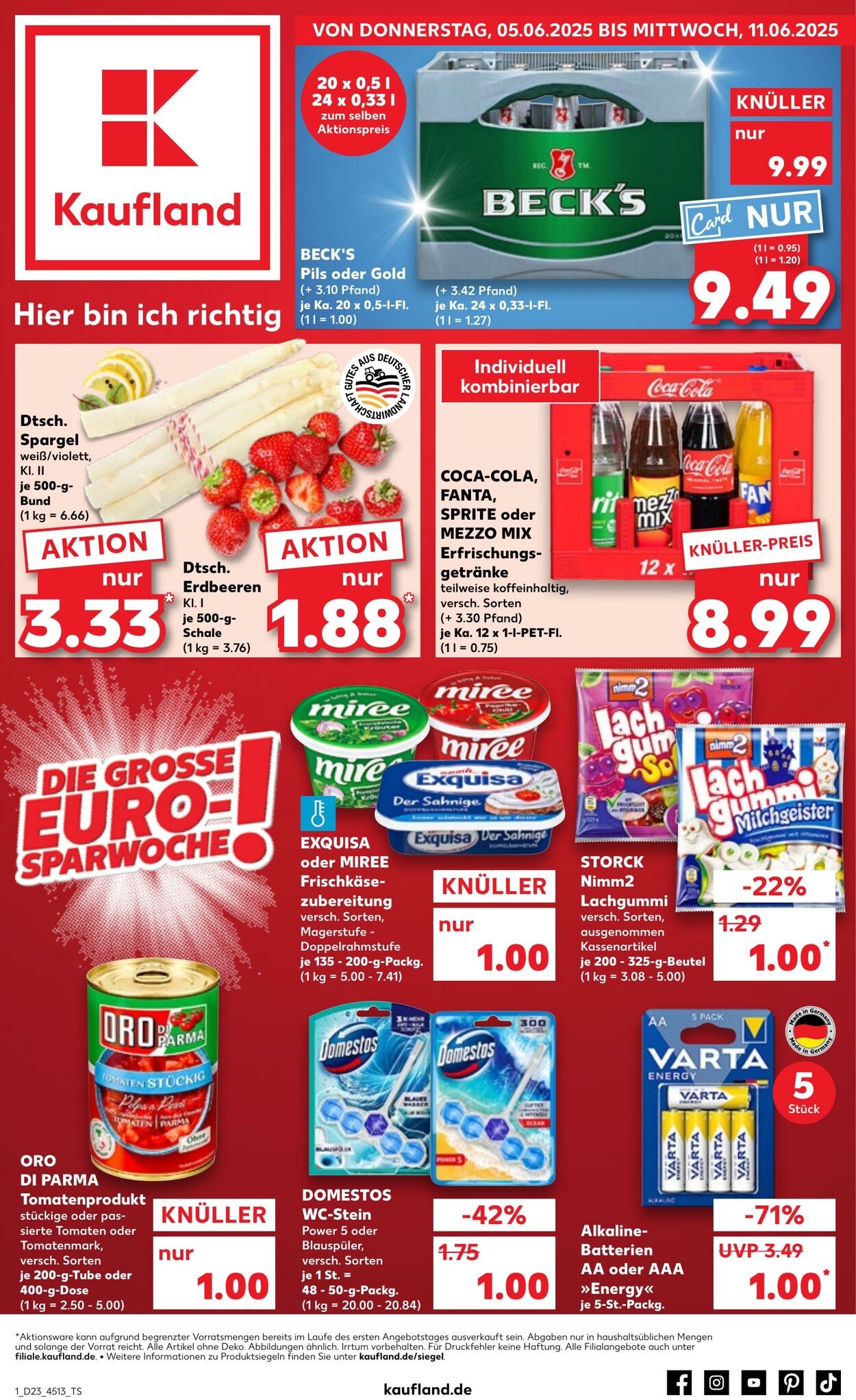 Prospekt Kaufland 05.06.2025 - 11.06.2025