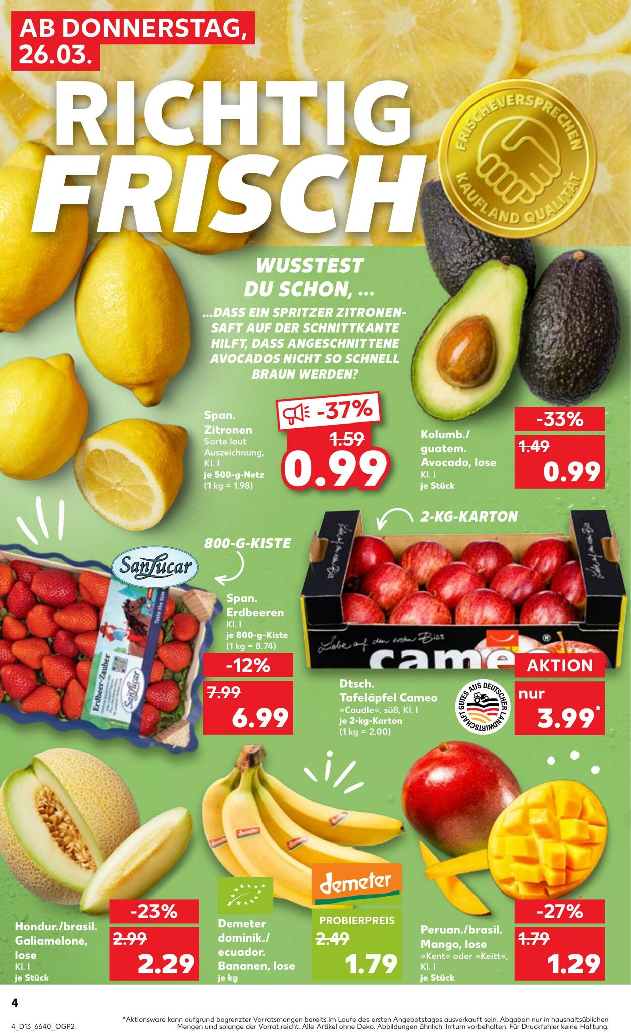 Prospekt Kaufland 26.03.2026 - 01.04.2026