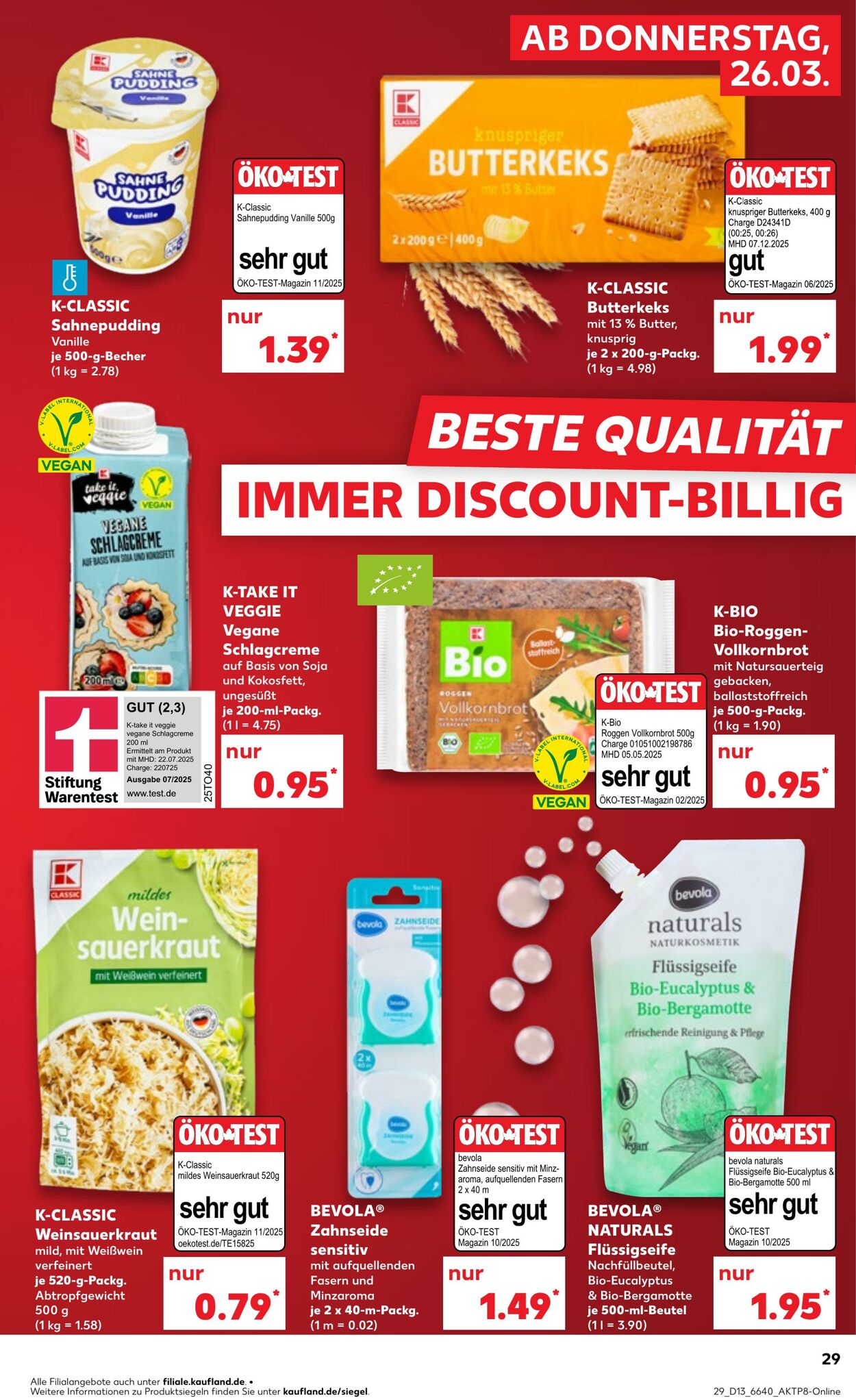 Prospekt Kaufland 26.03.2026 - 01.04.2026