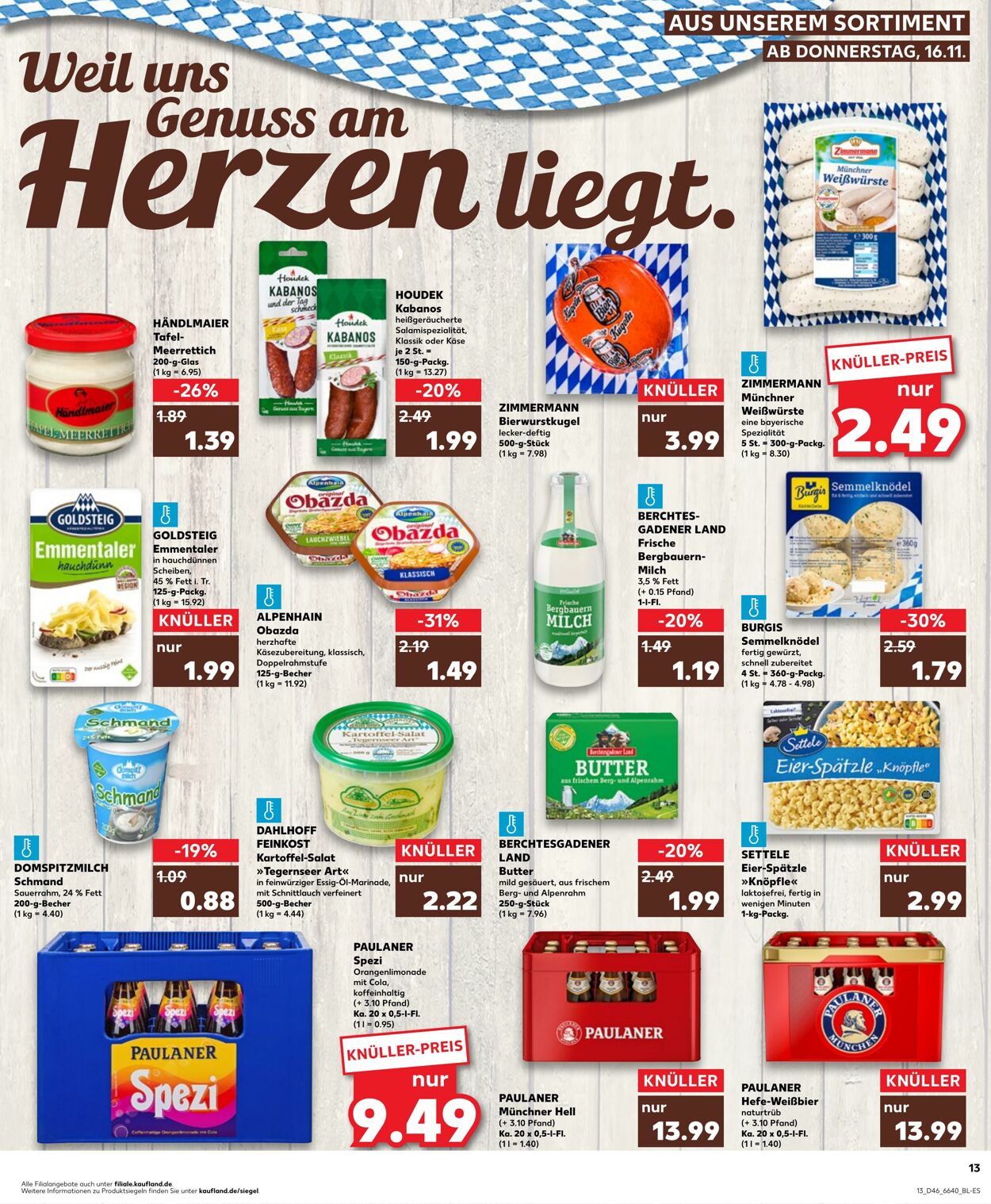 Prospekt Kaufland 16.11.2023 - 22.11.2023