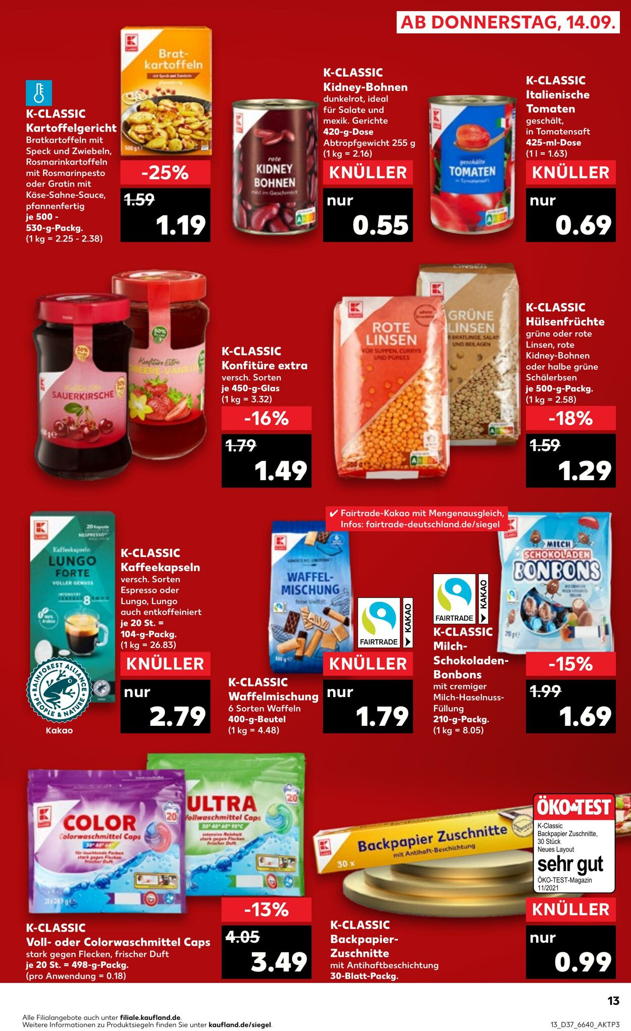 Prospekt Kaufland 14.09.2023 - 20.09.2023