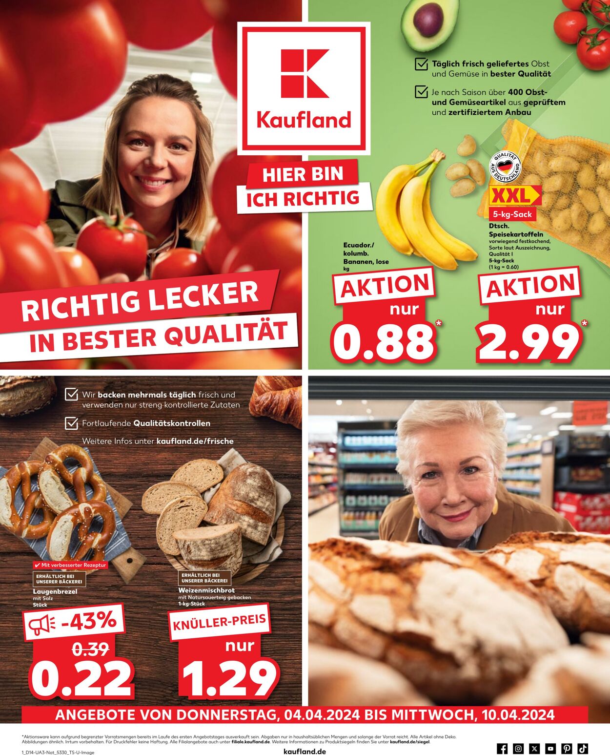 Kaufland Werbeprospekt - Potsdam - Gültig Von 04.04 Bis 10.04 ...