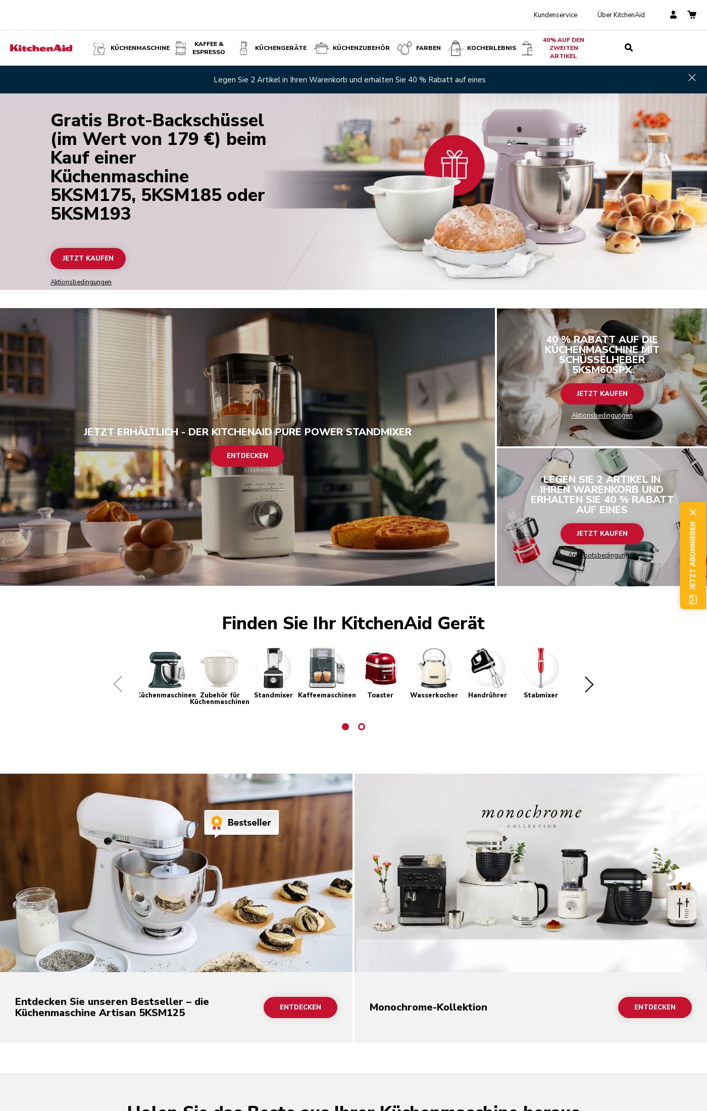 Prospekt KitchenAid 27.10.2025 - 05.11.2025