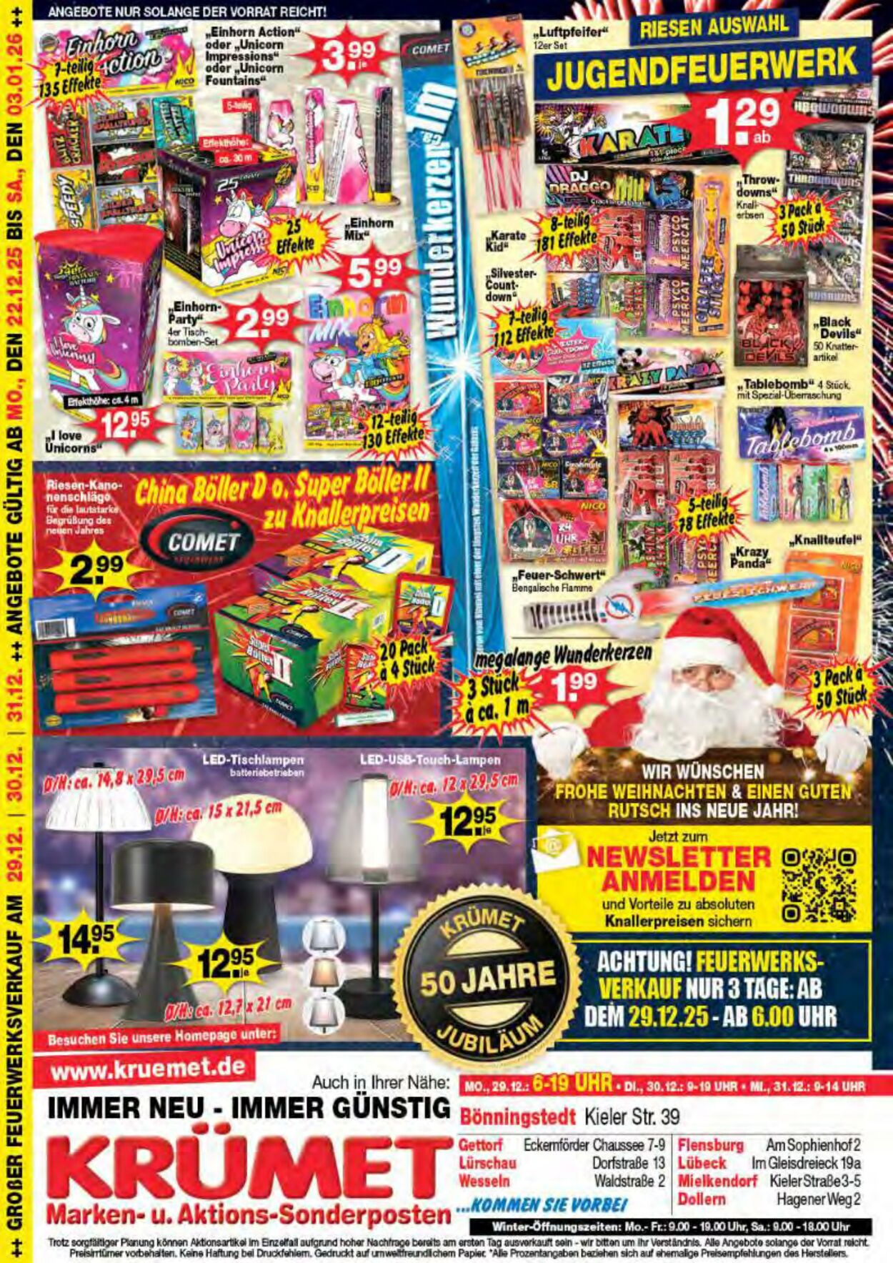 Prospekt Krümet 22.12.2025 - 03.01.2026