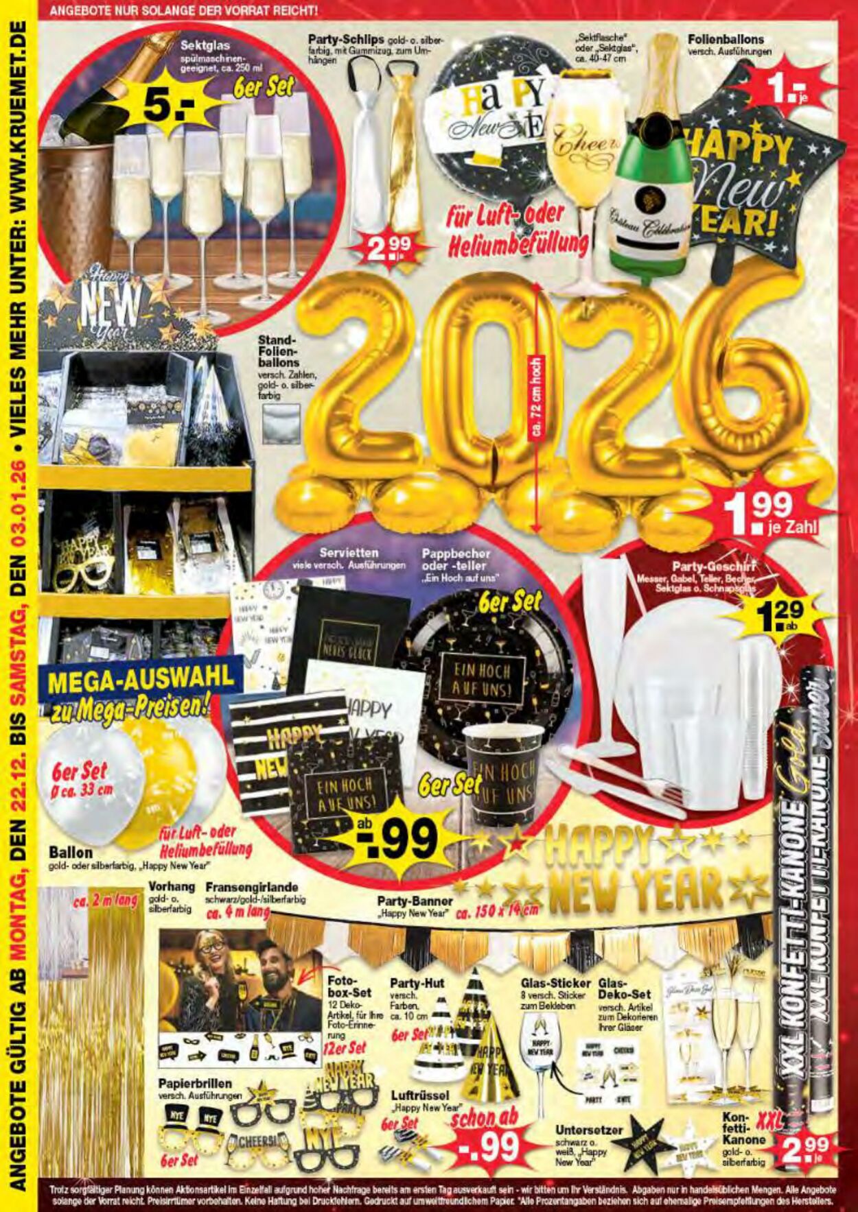 Prospekt Krümet 22.12.2025 - 03.01.2026