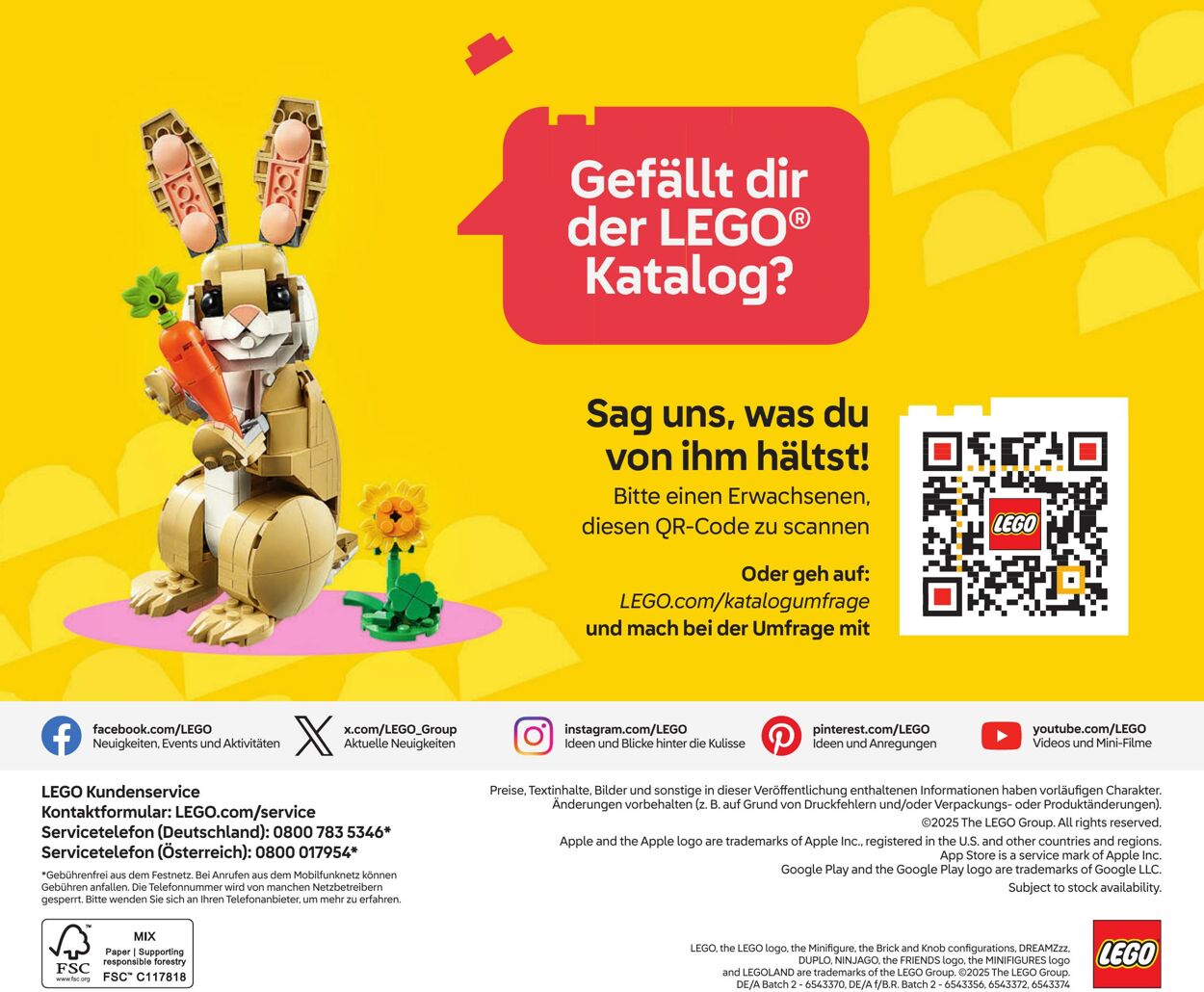 Prospekt Lego 29.04.2025 - 06.05.2025