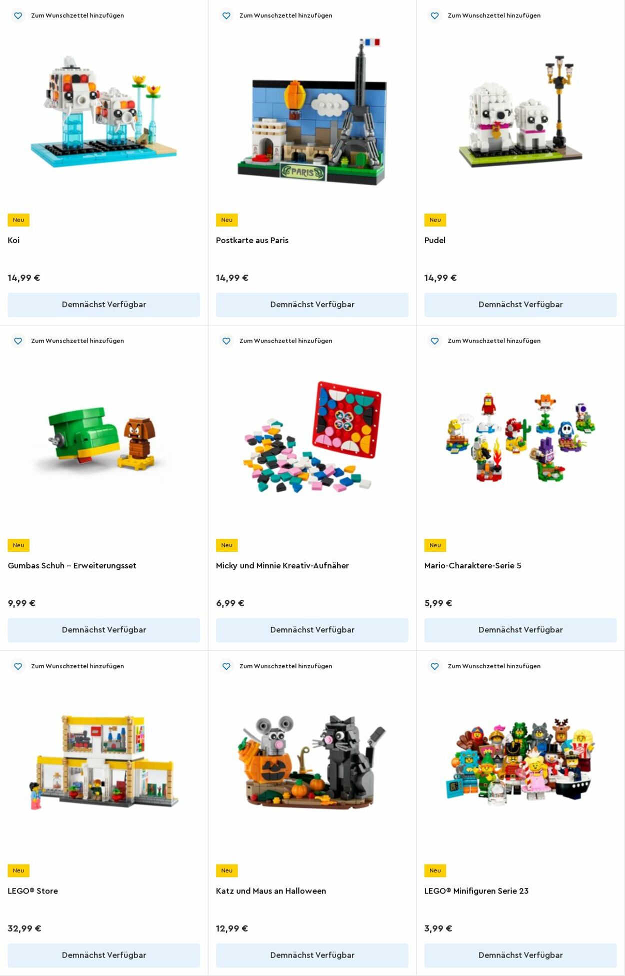 Prospekt Lego 25.07.2022 - 03.08.2022