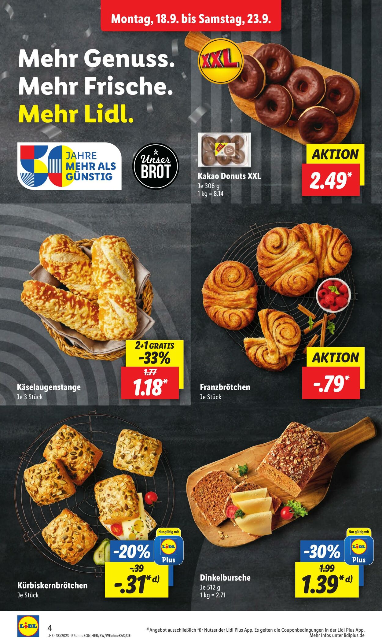 Prospekt Lidl 18.09.2023 - 23.09.2023