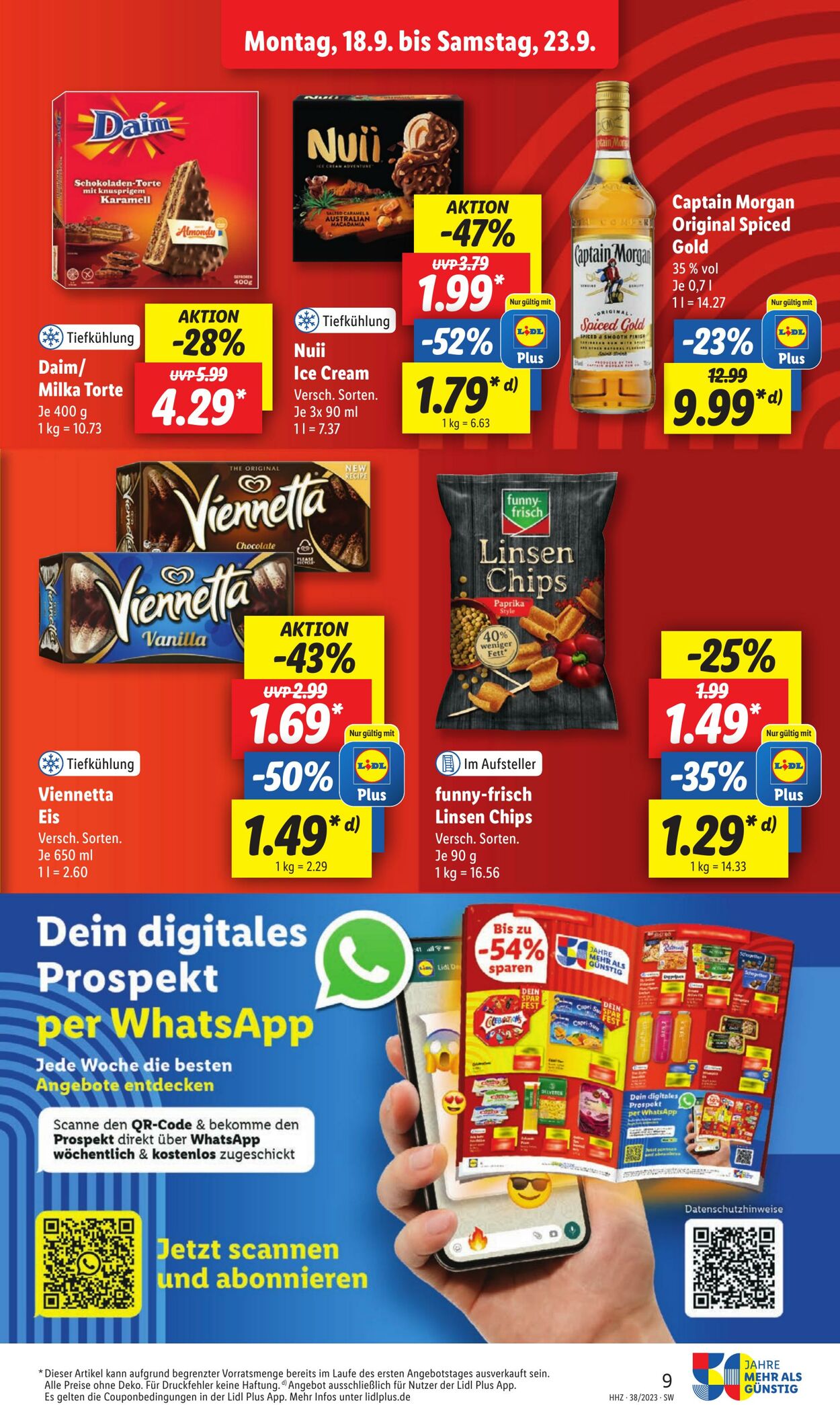 Prospekt Lidl 18.09.2023 - 23.09.2023