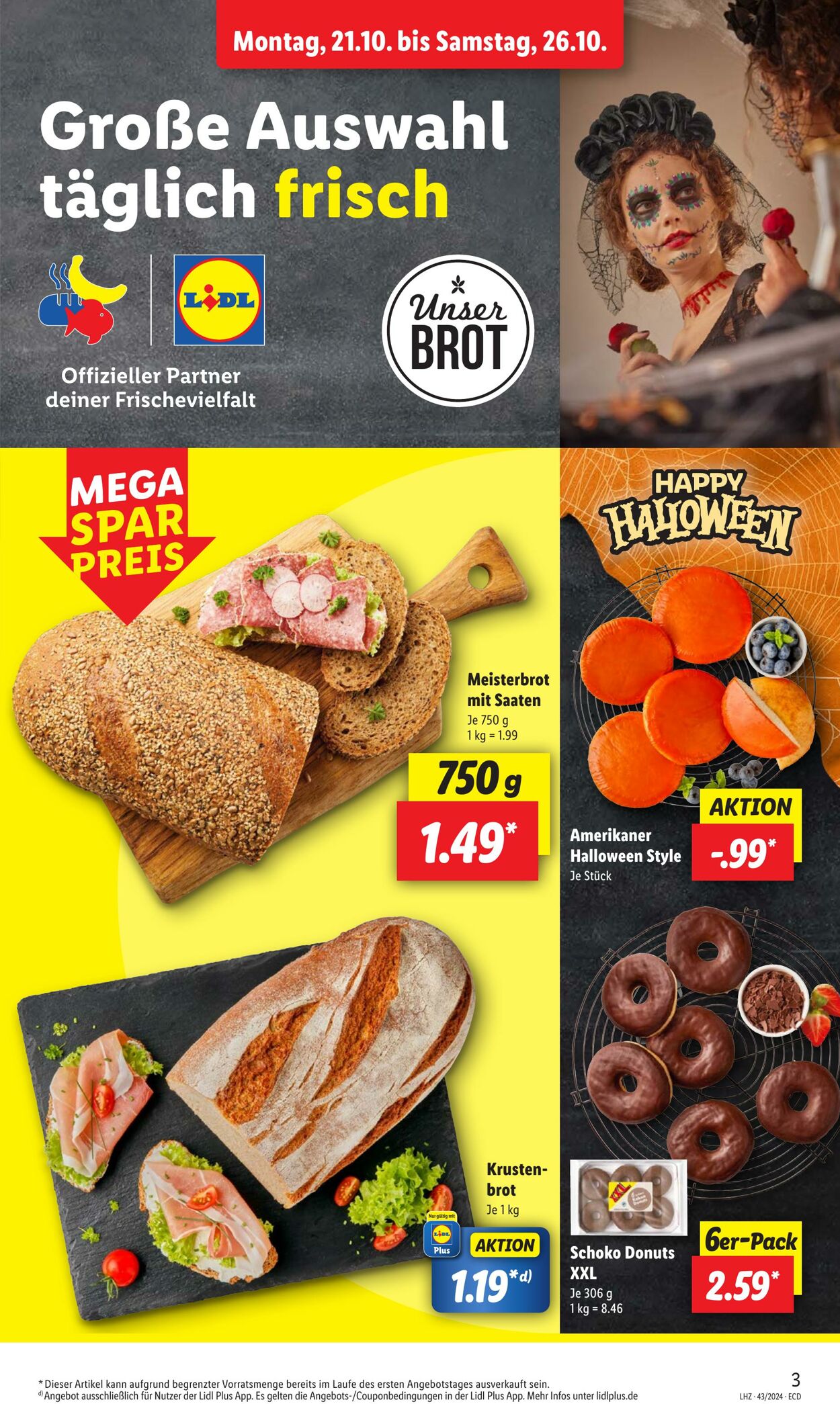 Prospekt Lidl 21.10.2024 - 26.10.2024