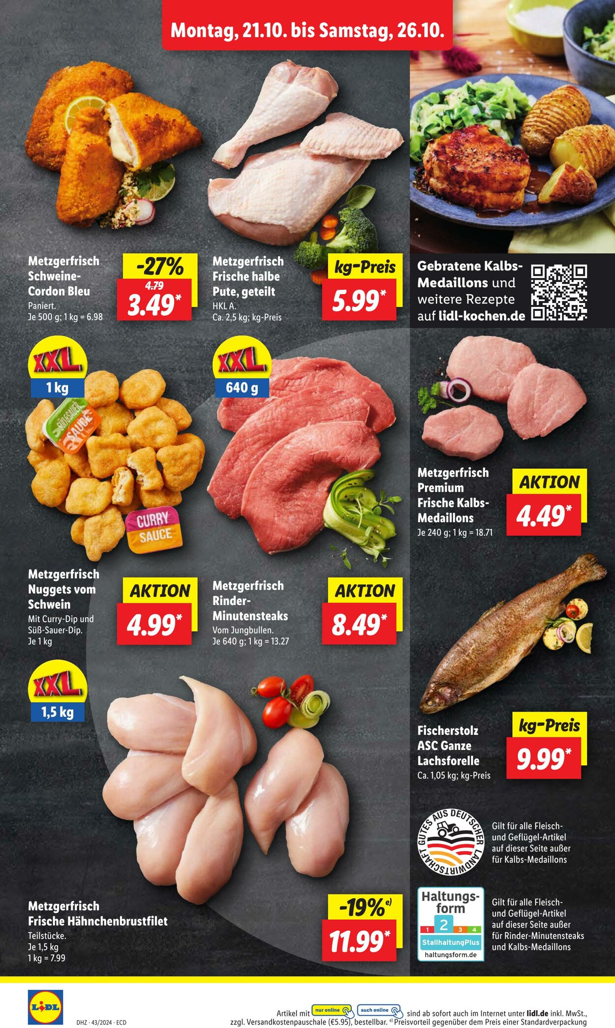 Prospekt Lidl 21.10.2024 - 26.10.2024