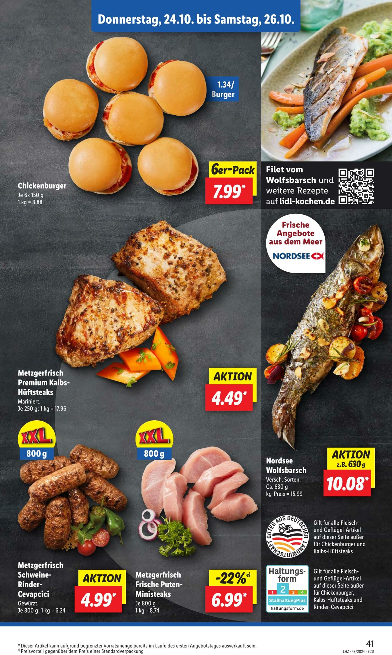 Prospekt Lidl 21.10.2024 - 26.10.2024