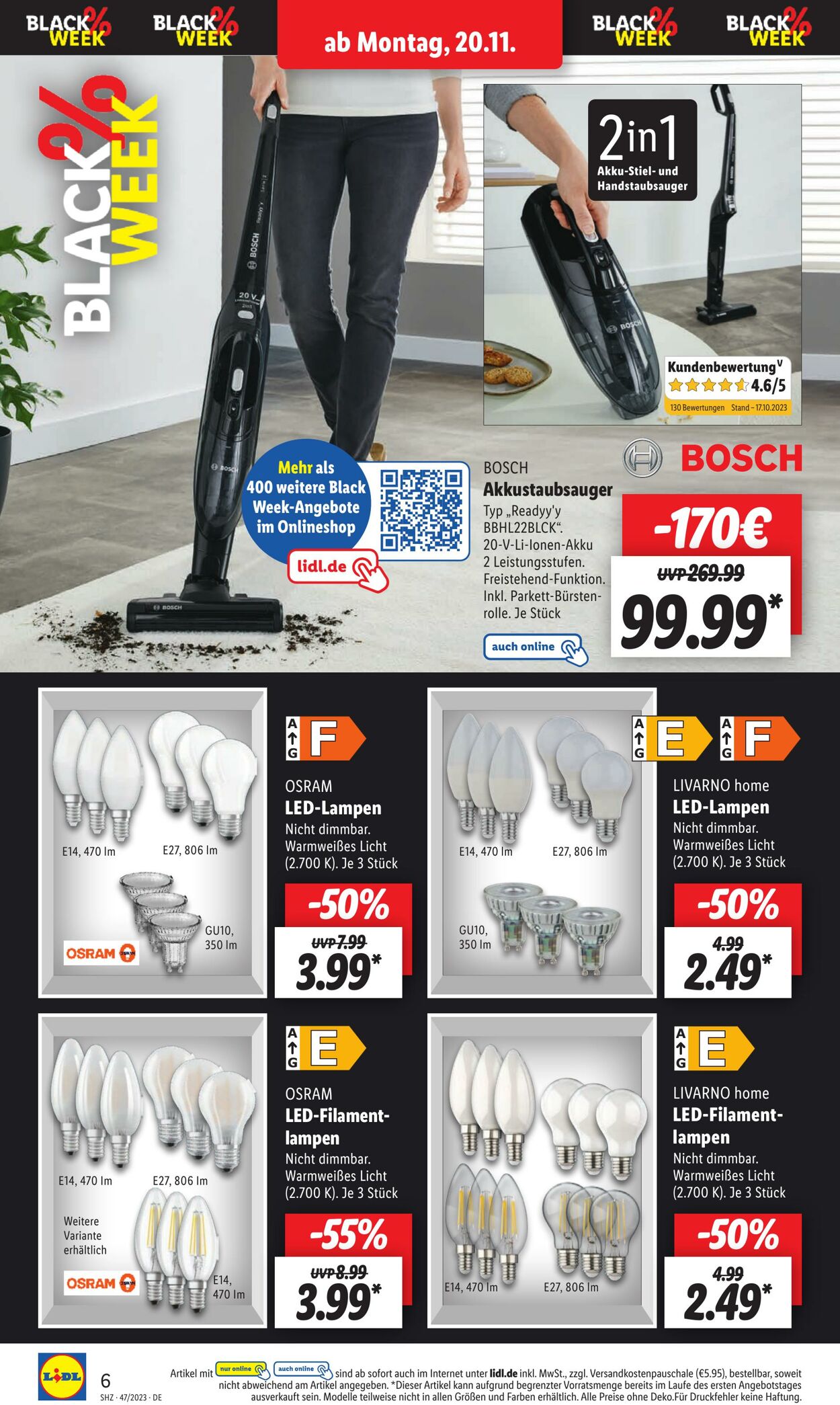 Prospekt Lidl 20.11.2023 - 25.11.2023