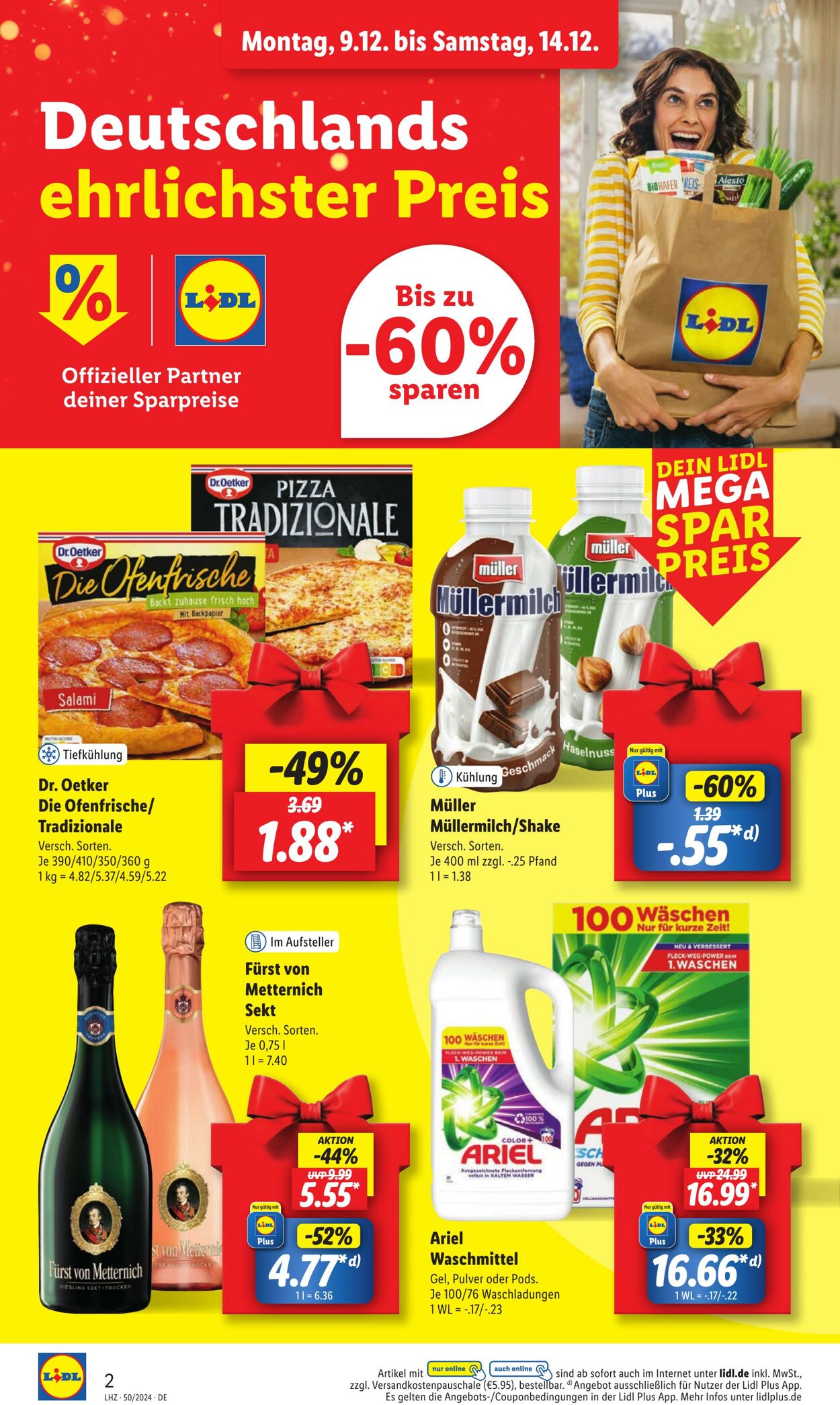 Prospekt Lidl 09.12.2024 - 14.12.2024