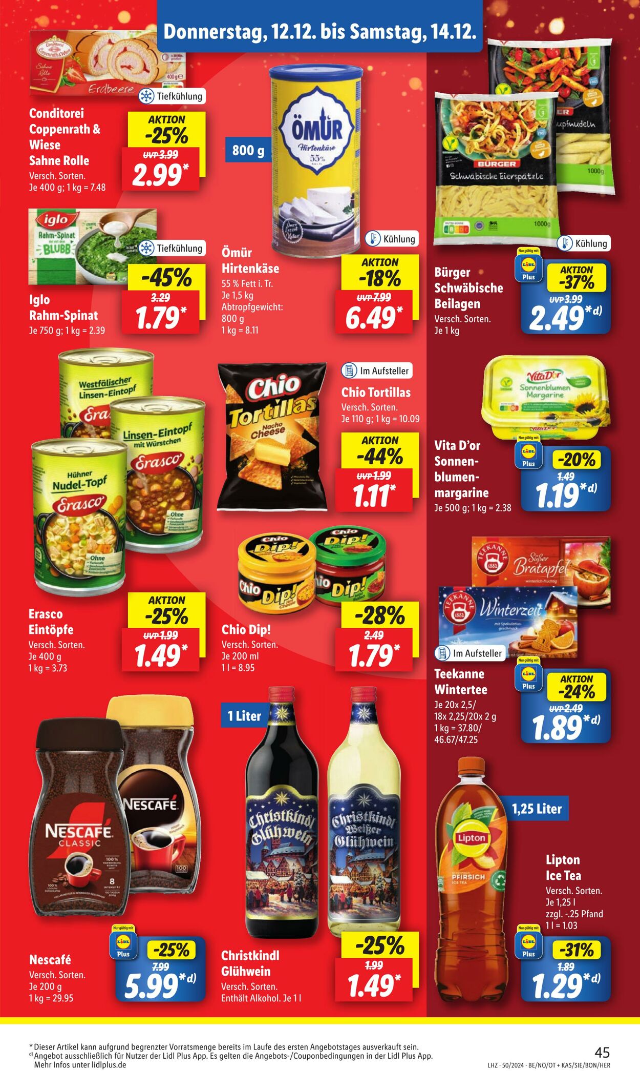 Prospekt Lidl 09.12.2024 - 14.12.2024